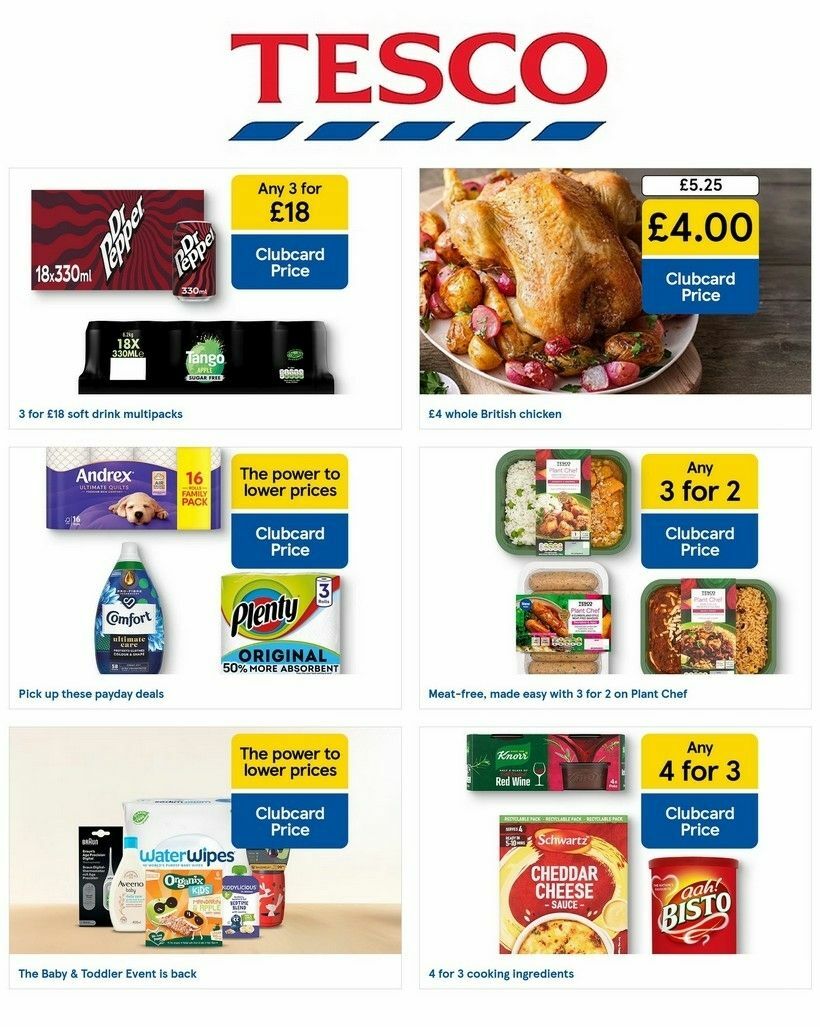 TESCO Offers from 30 January