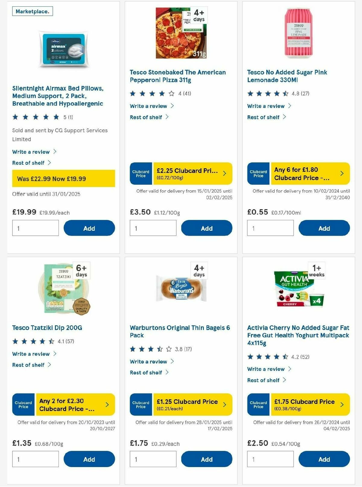 TESCO Offers from 30 January
