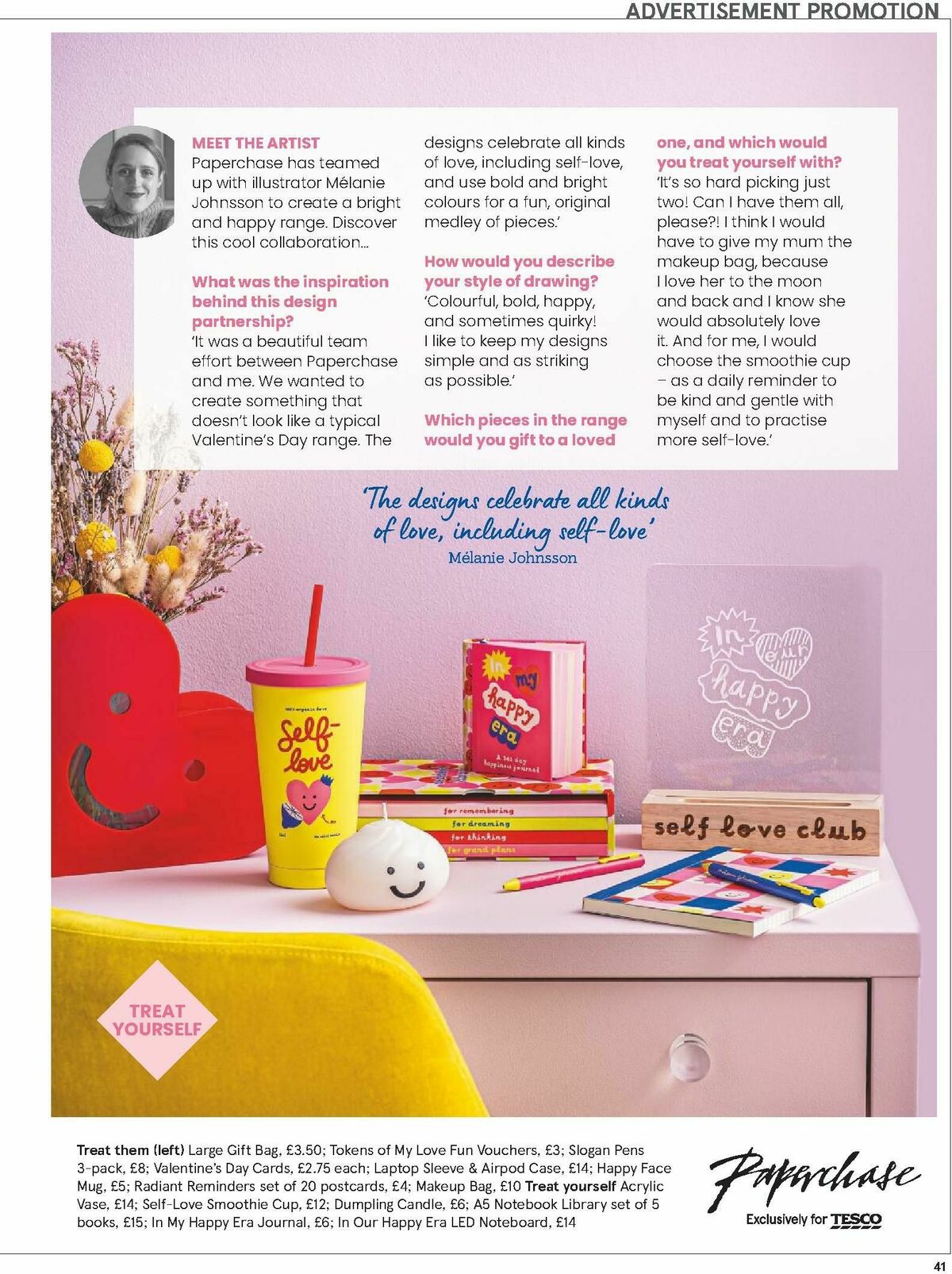 TESCO Magazine February Offers from 1 February