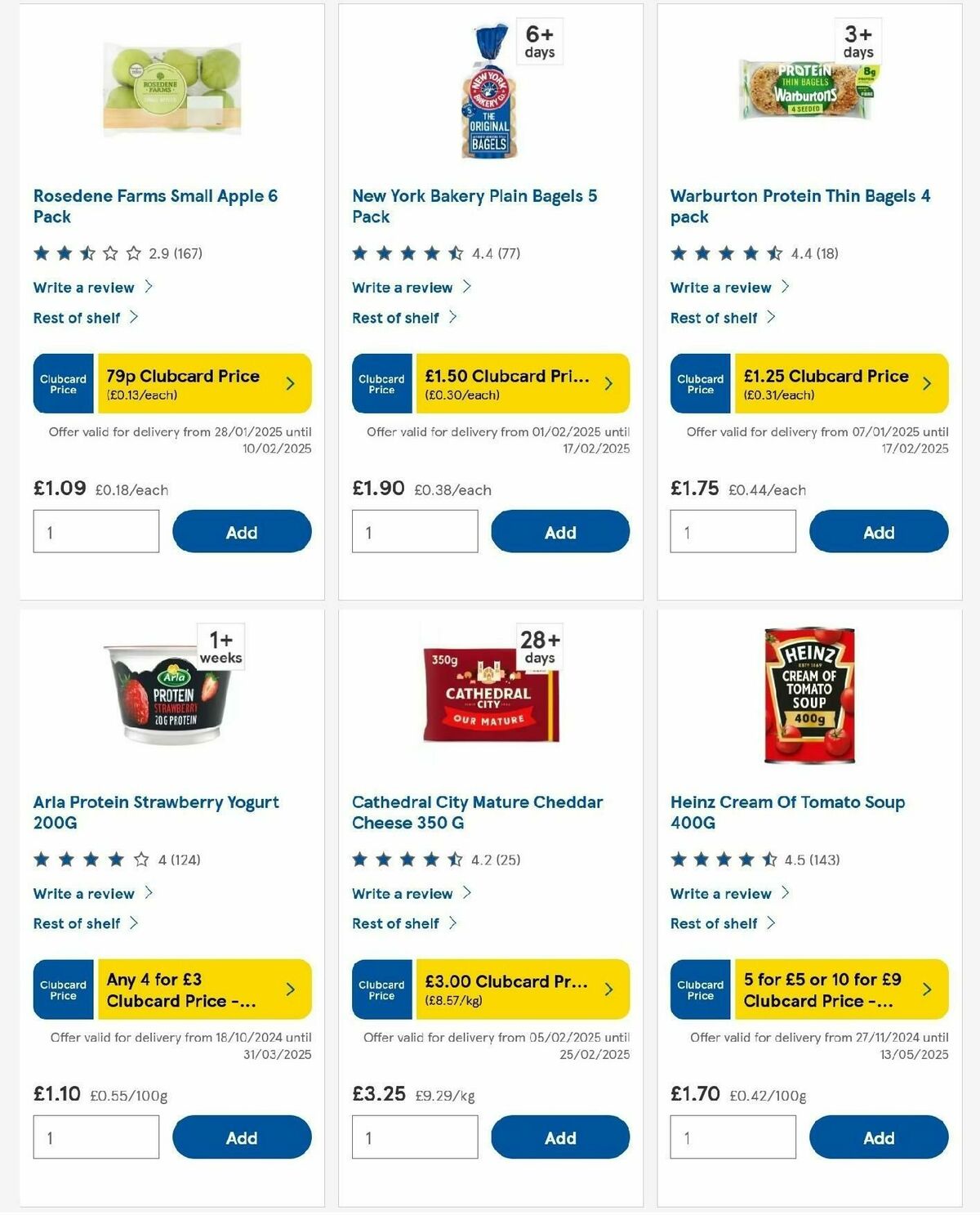 TESCO Offers from 6 February