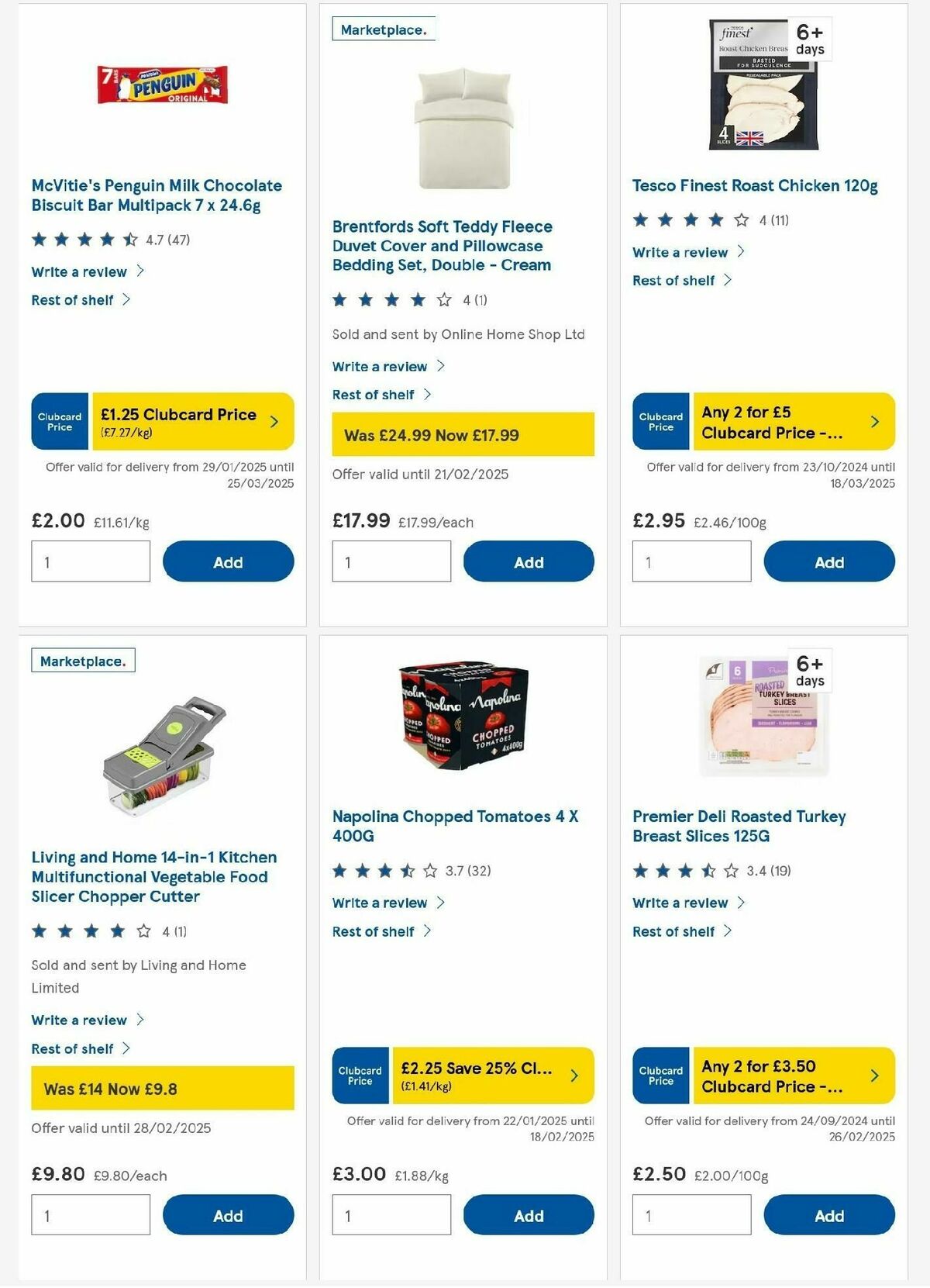 TESCO Offers from 13 February