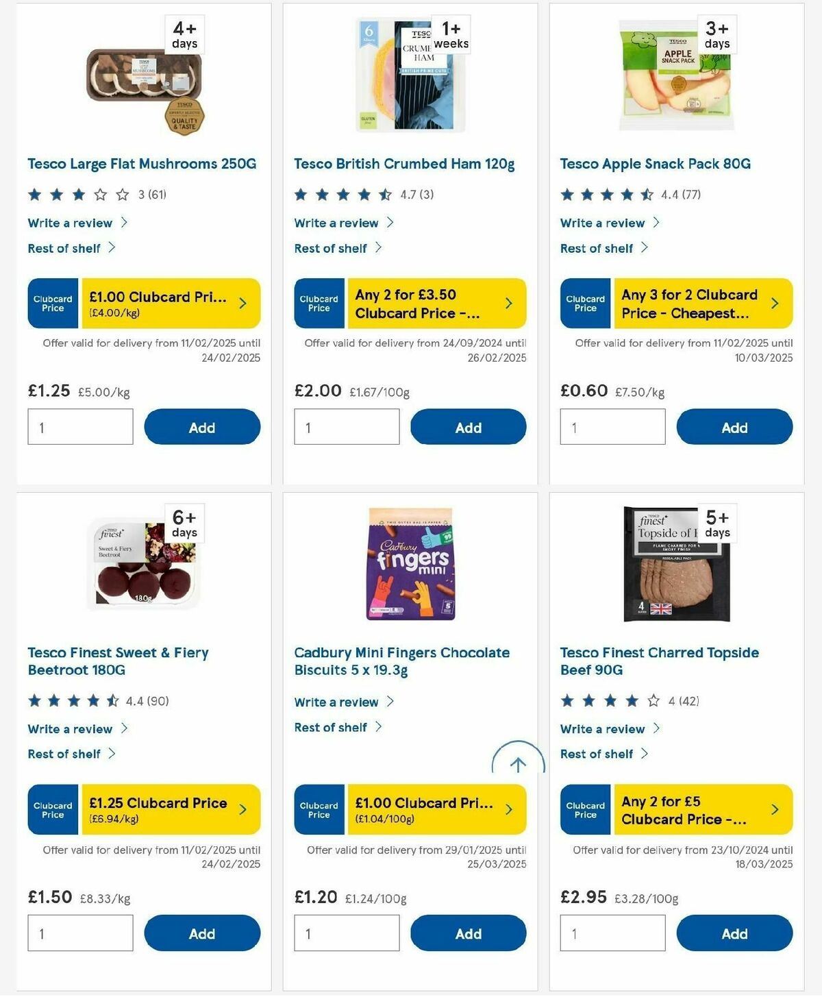 TESCO Offers from 13 February