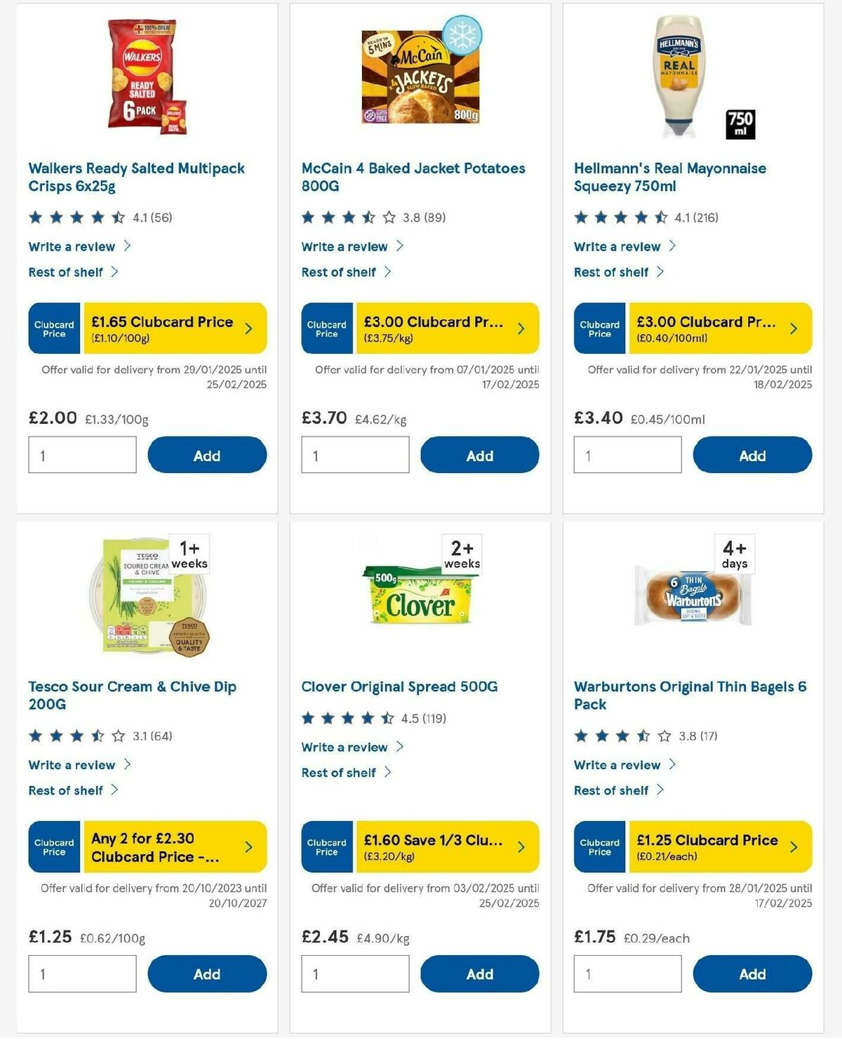 TESCO Offers from 13 February