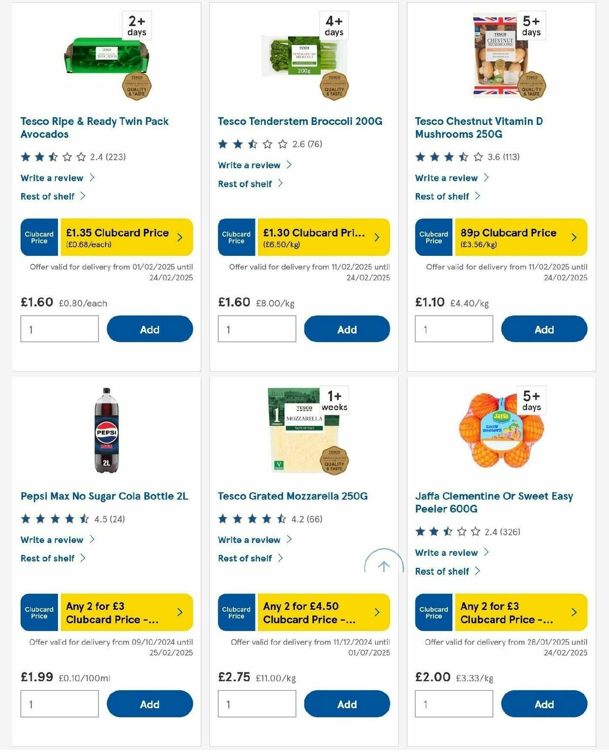 TESCO Offers from 13 February
