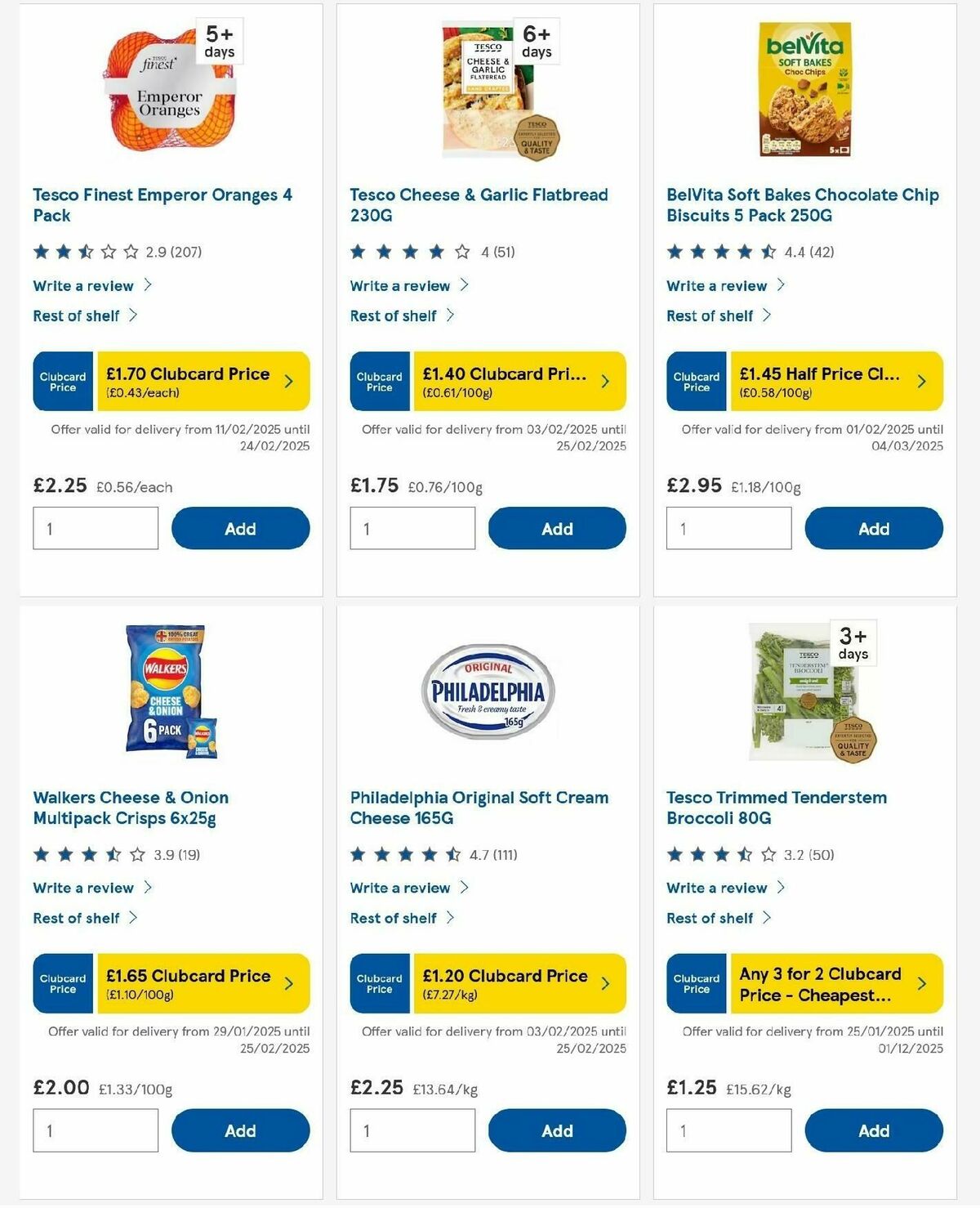 TESCO Offers from 13 February