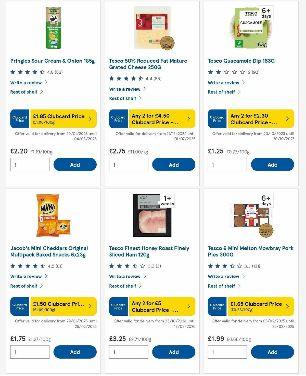 TESCO Offers from 13 February