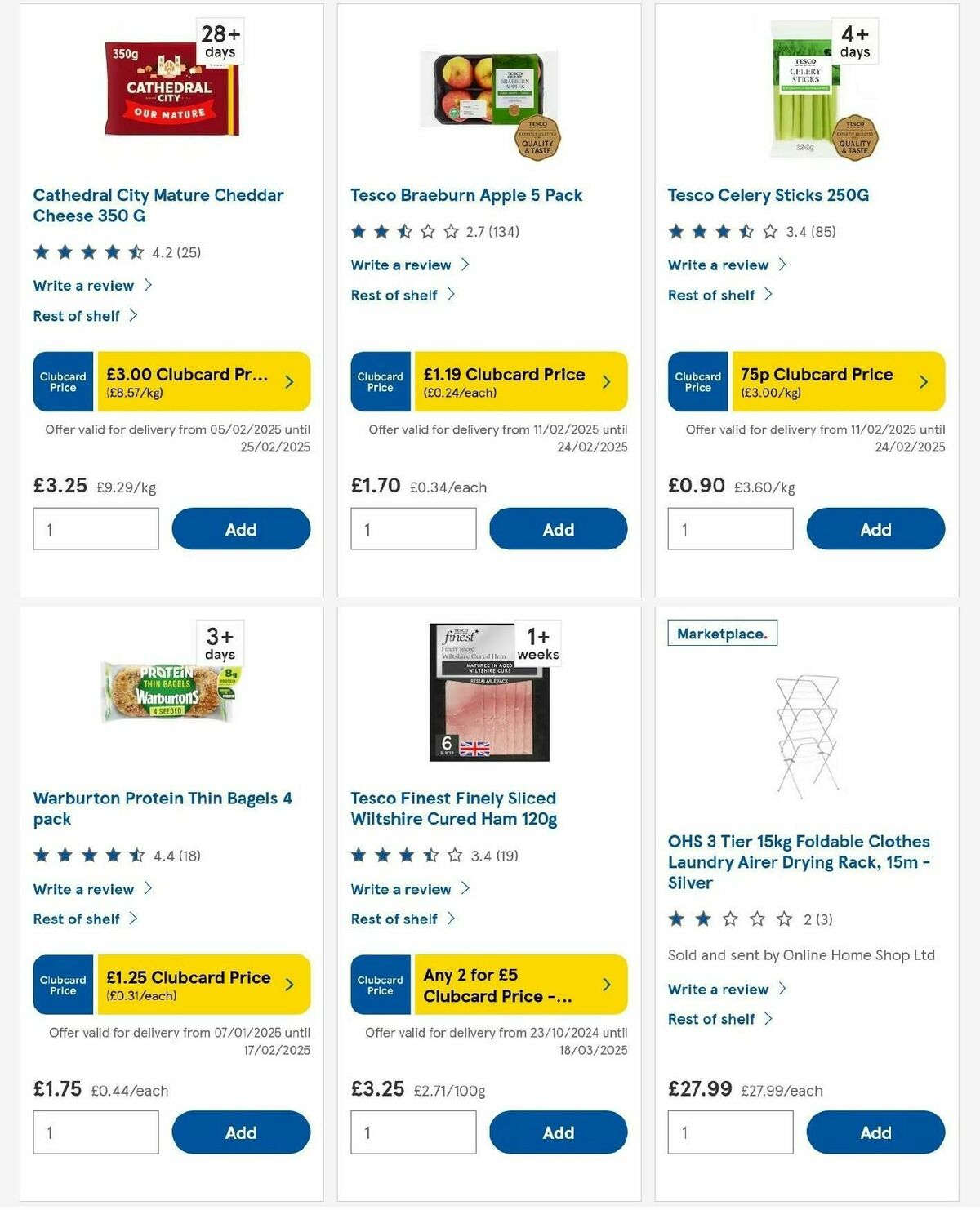 TESCO Offers from 13 February
