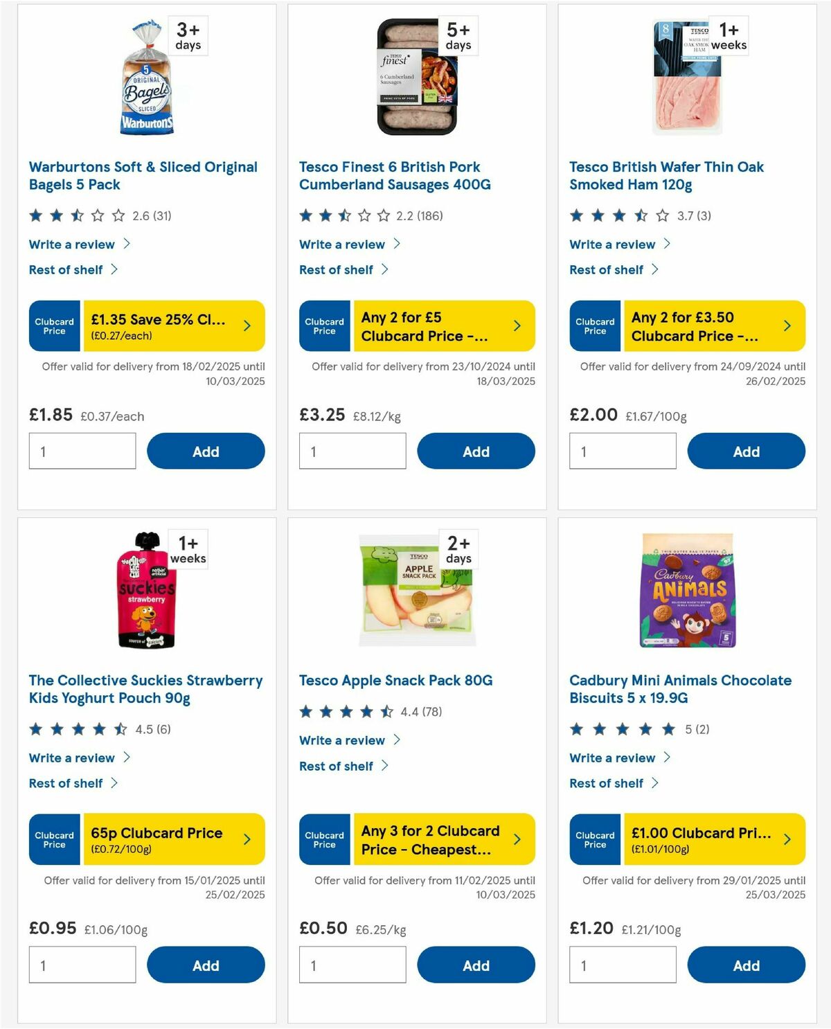 TESCO Offers from 20 February