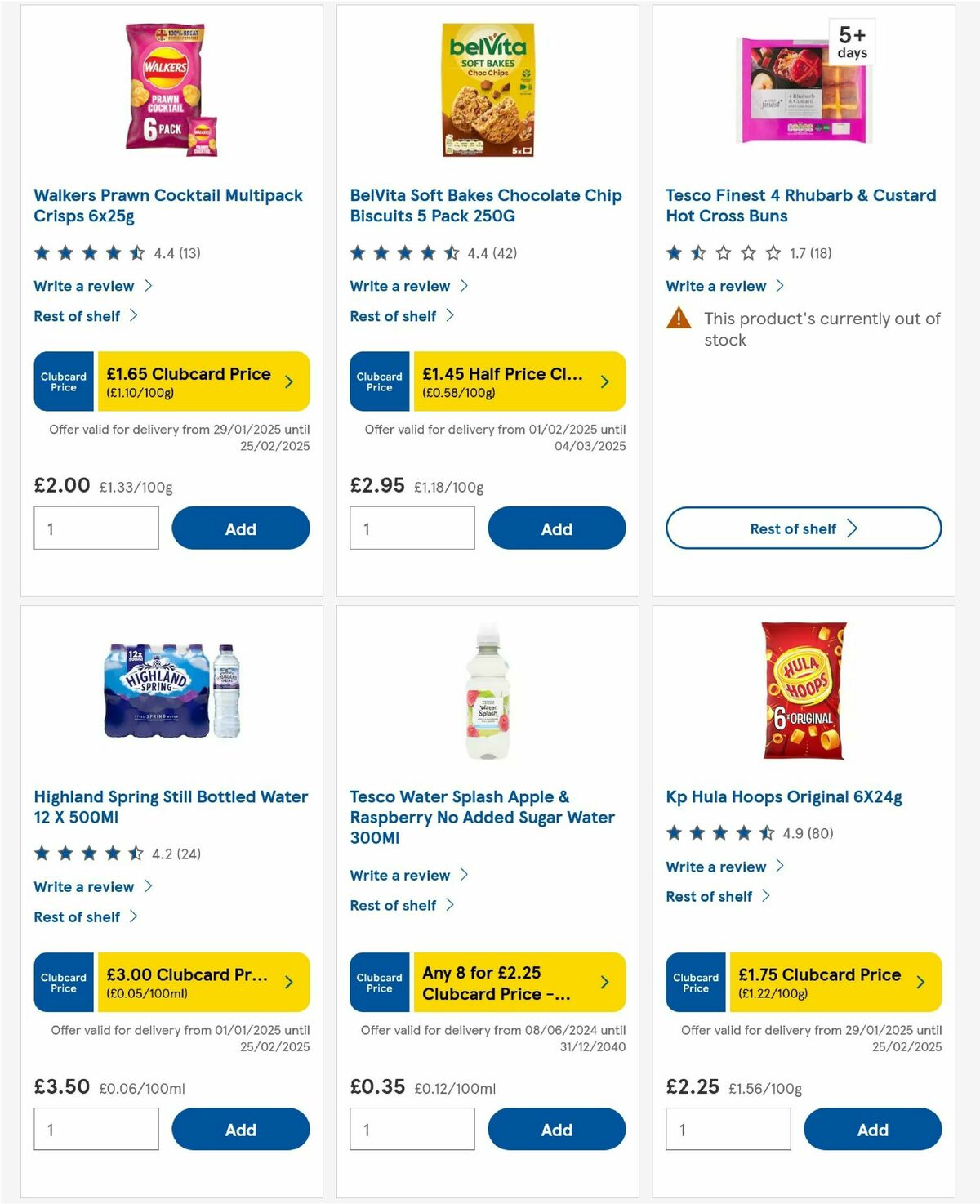 TESCO Offers from 20 February