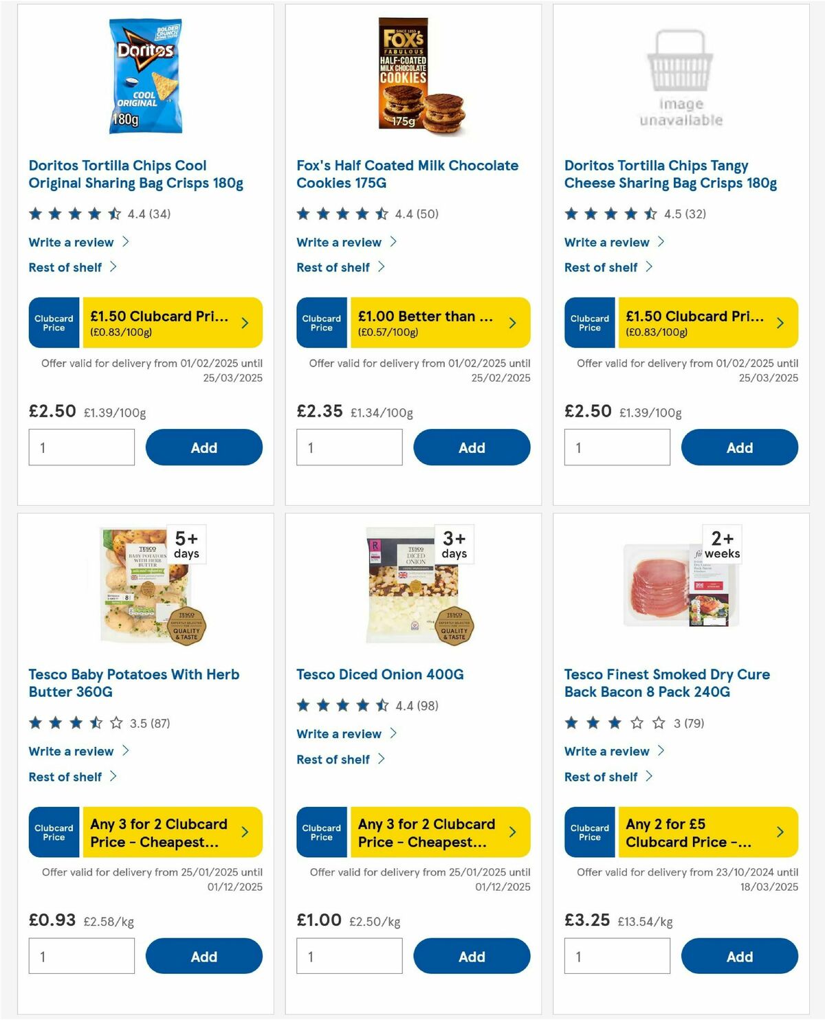 TESCO Offers from 20 February