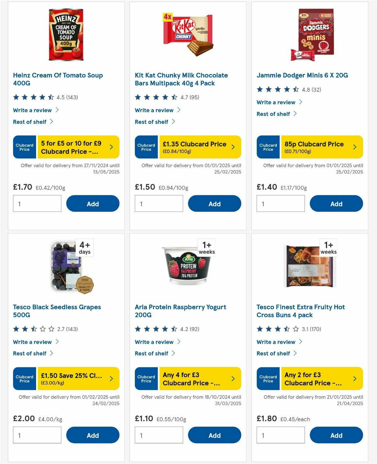 TESCO Offers from 20 February