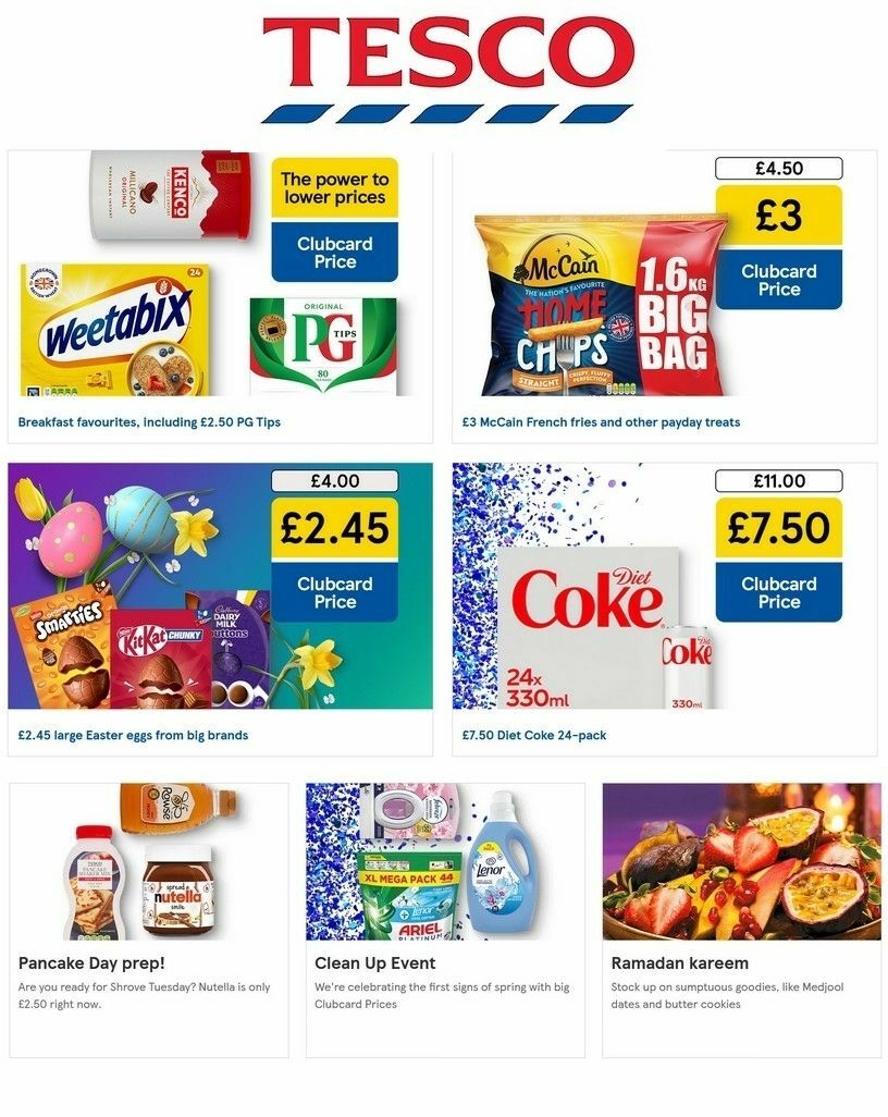 TESCO Offers from 27 February