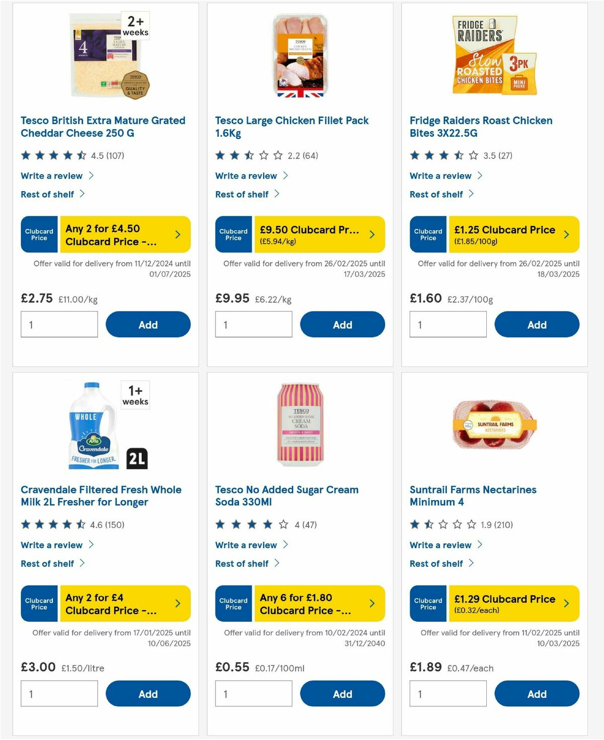 TESCO Offers from 27 February