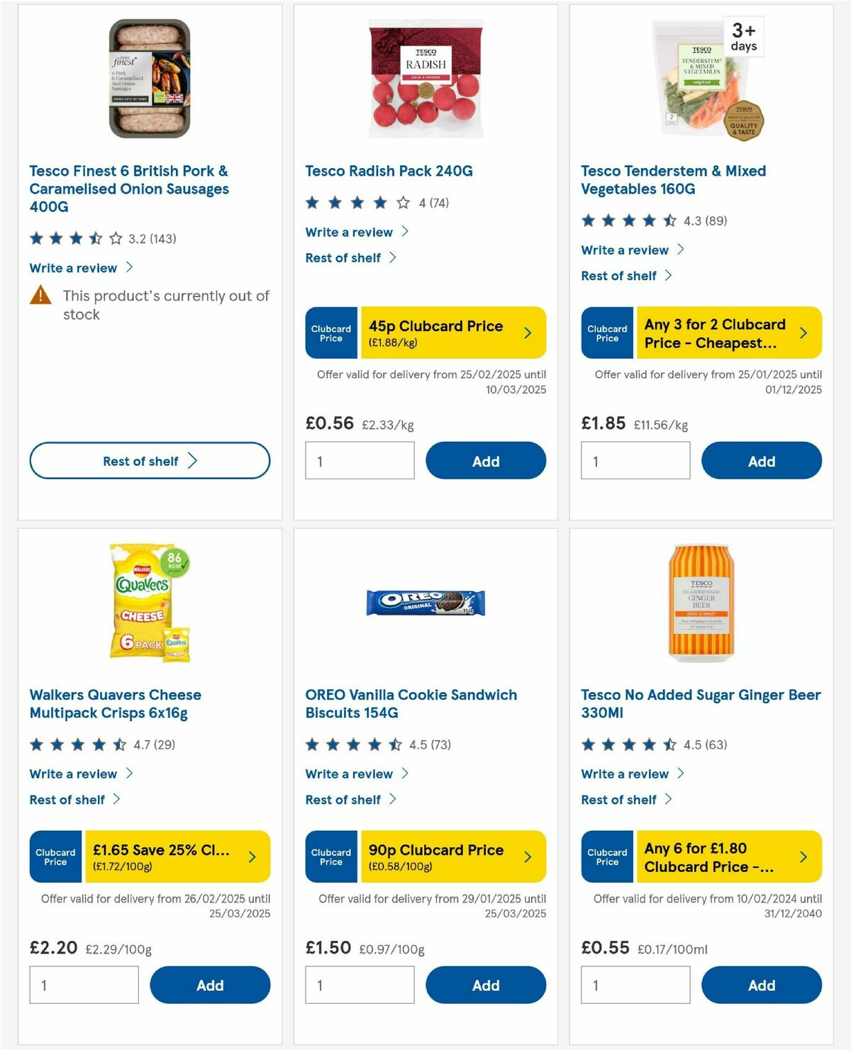 TESCO Offers from 27 February