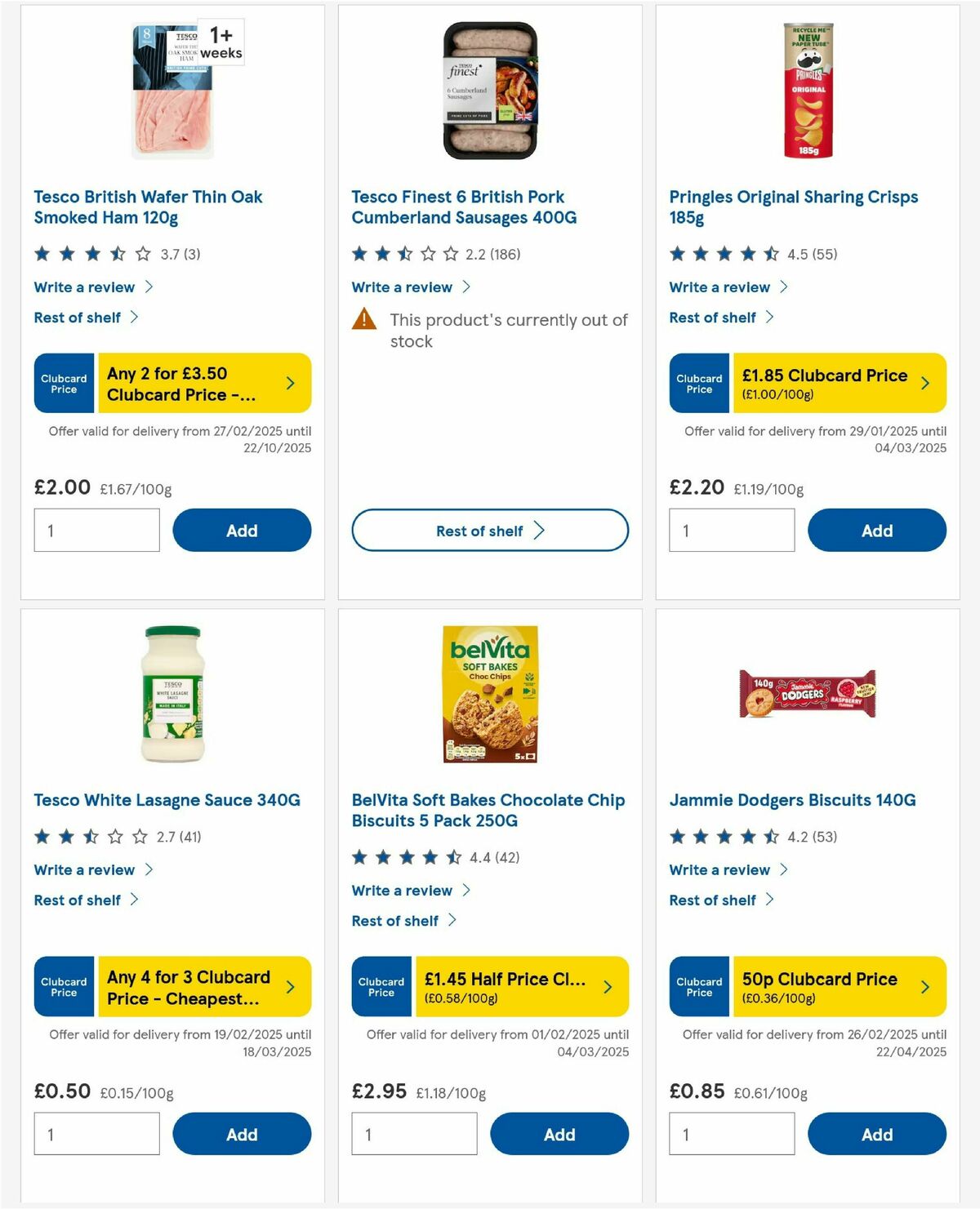 TESCO Offers from 27 February
