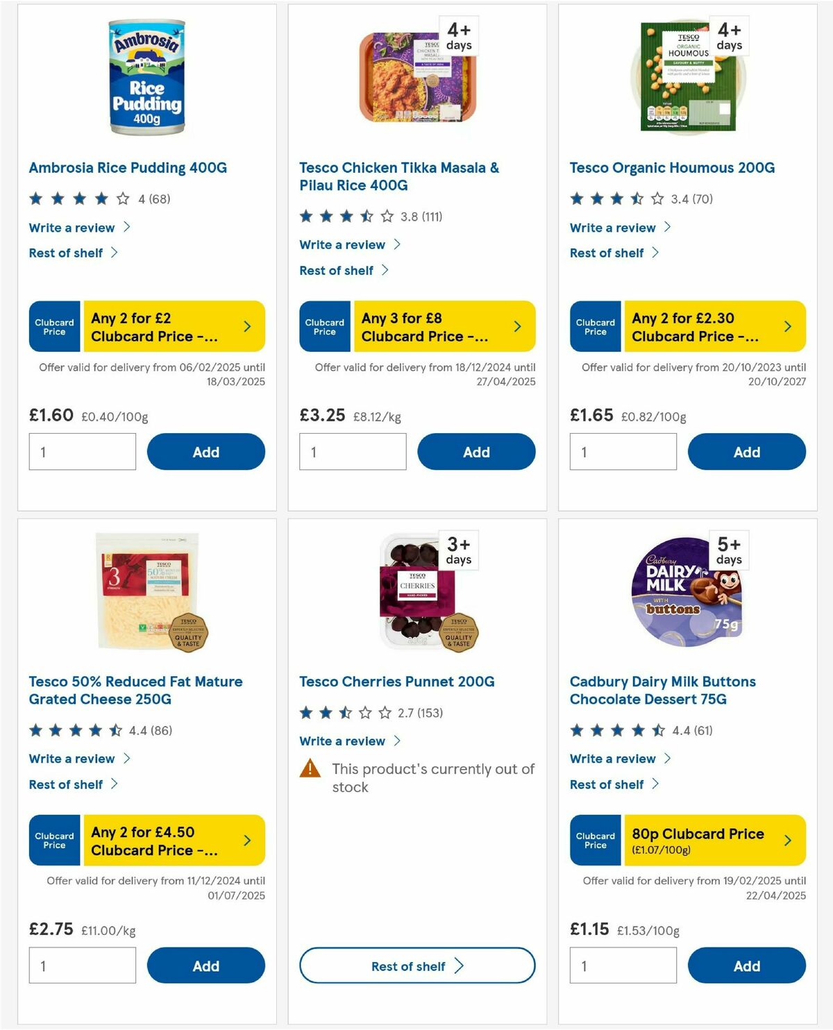 TESCO Offers from 27 February