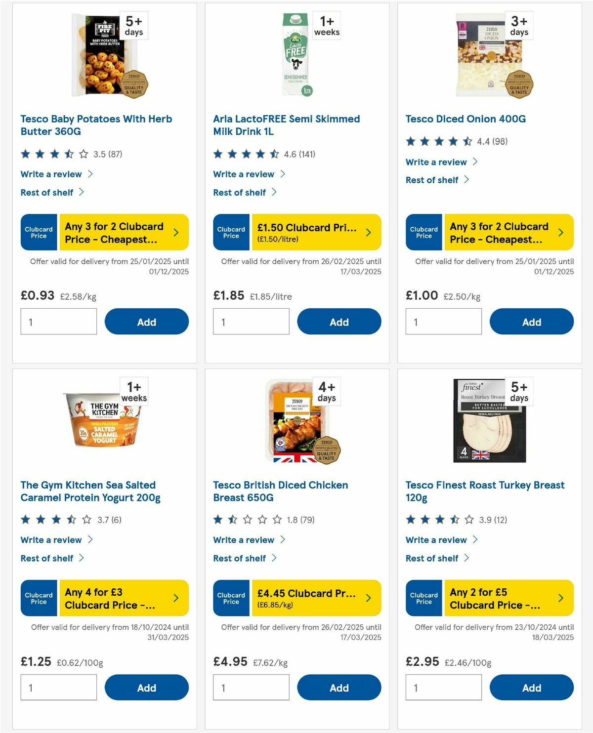 TESCO Offers from 27 February