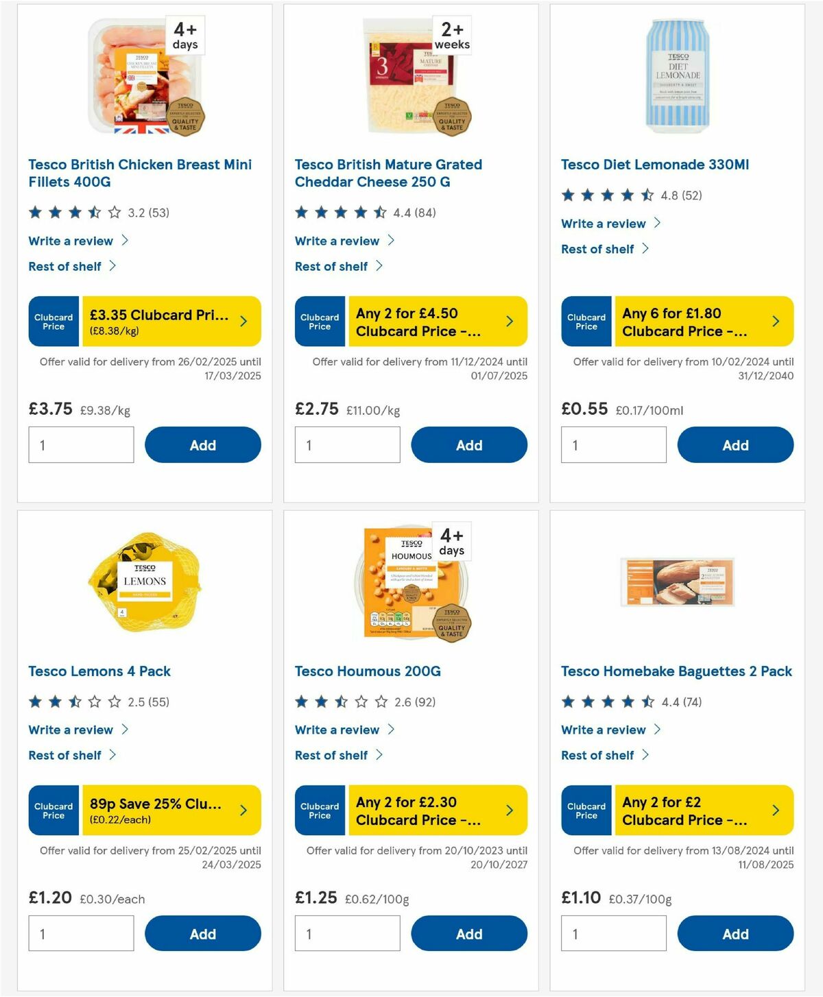 TESCO Offers from 27 February
