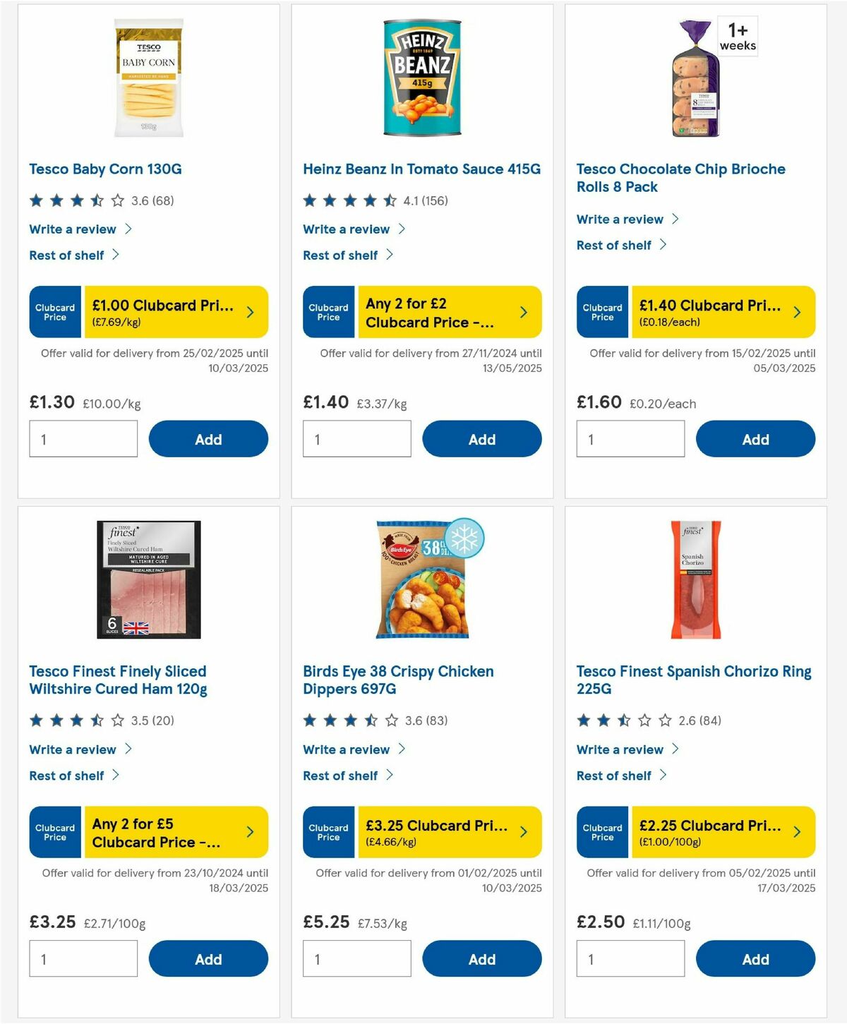 TESCO Offers from 27 February