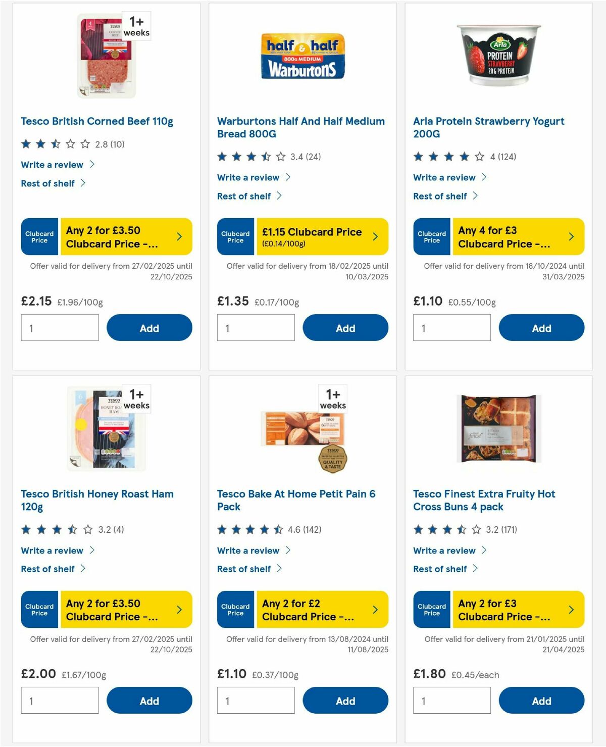 TESCO Offers from 27 February