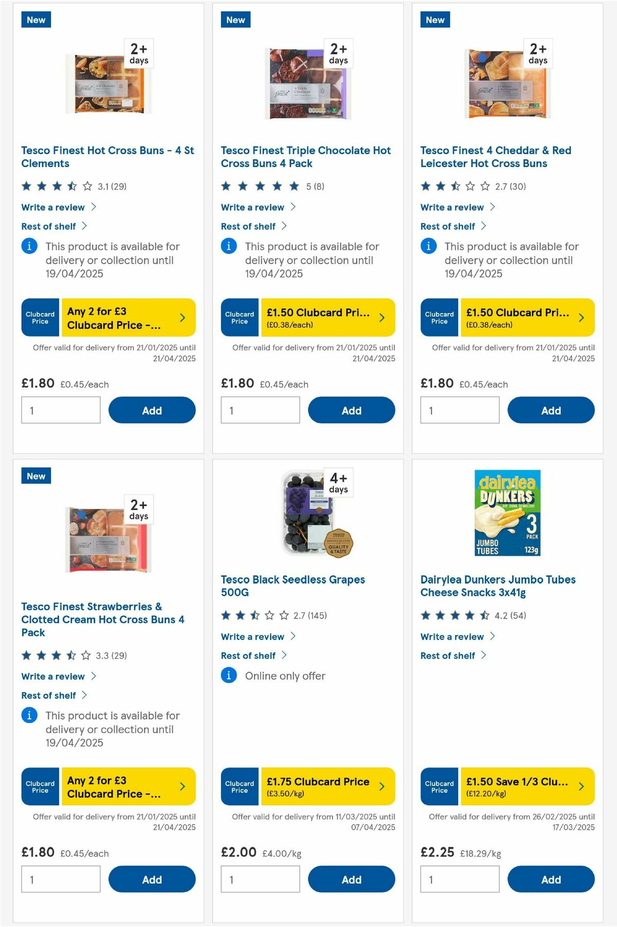 TESCO Offers from 13 March