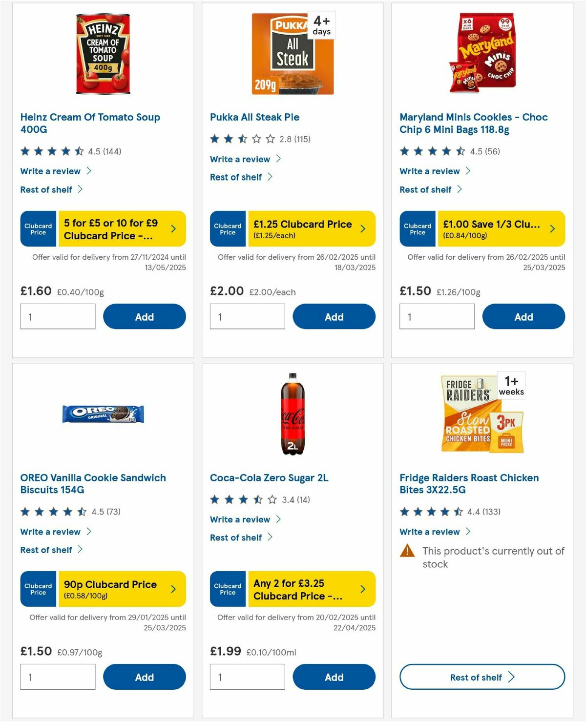 TESCO Offers from 13 March