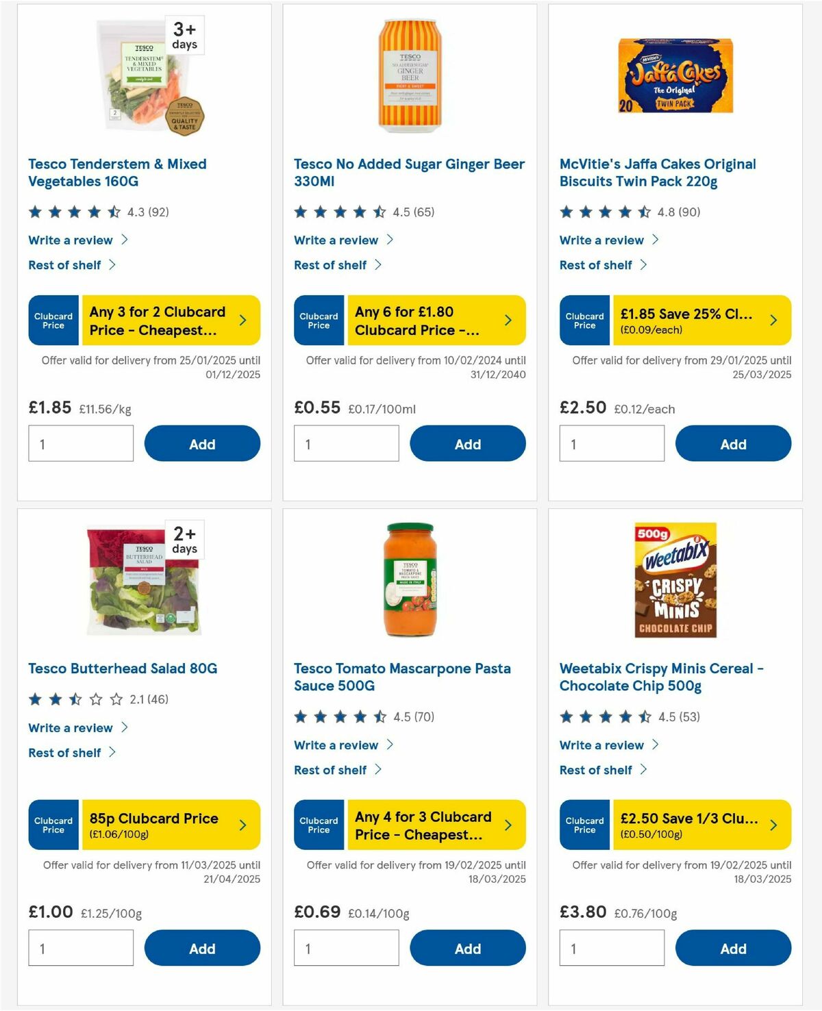 TESCO Offers from 13 March