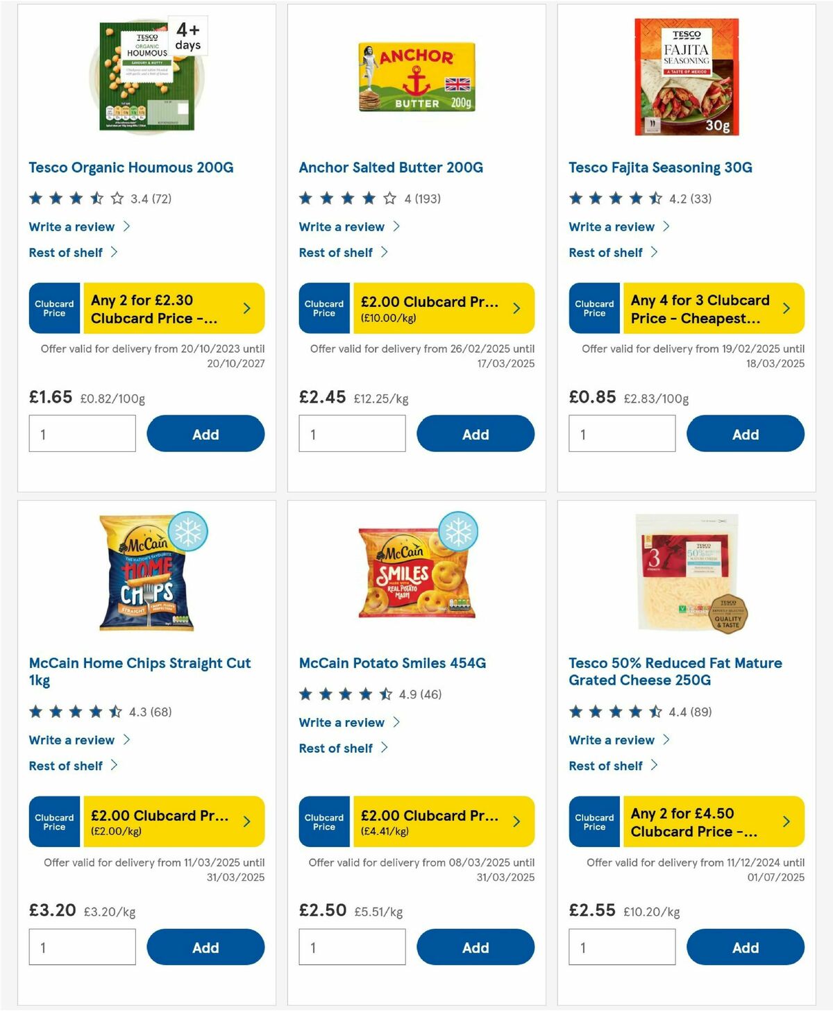 TESCO Offers from 13 March