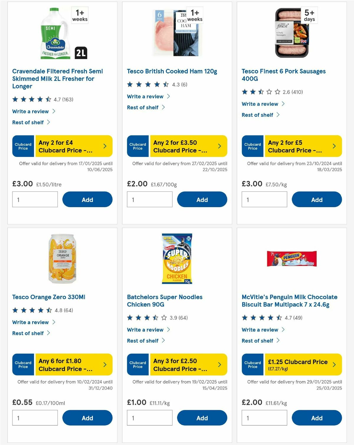 TESCO Offers from 13 March