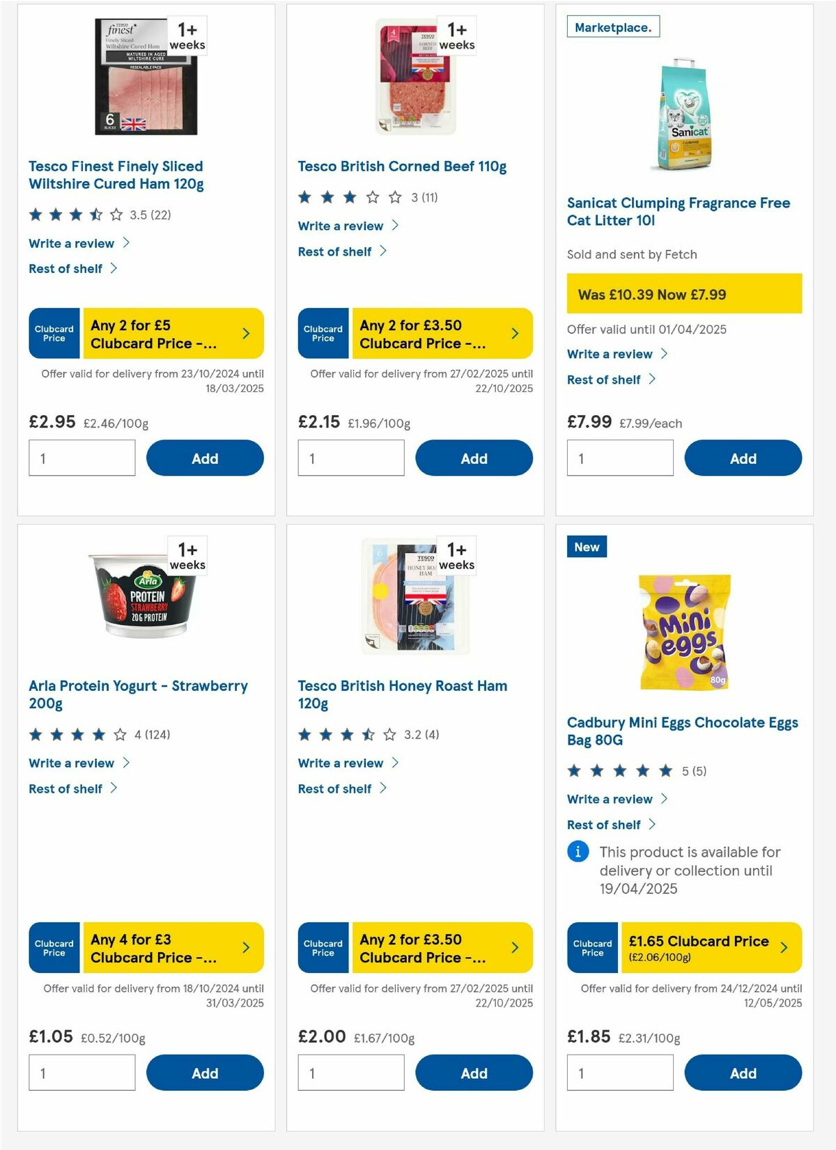 TESCO Offers from 13 March