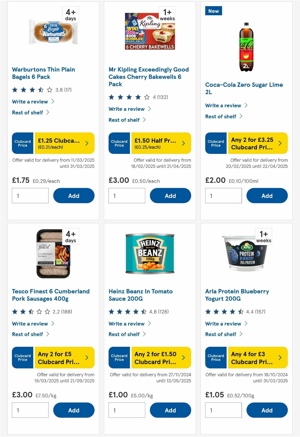 TESCO Offers from 20 March