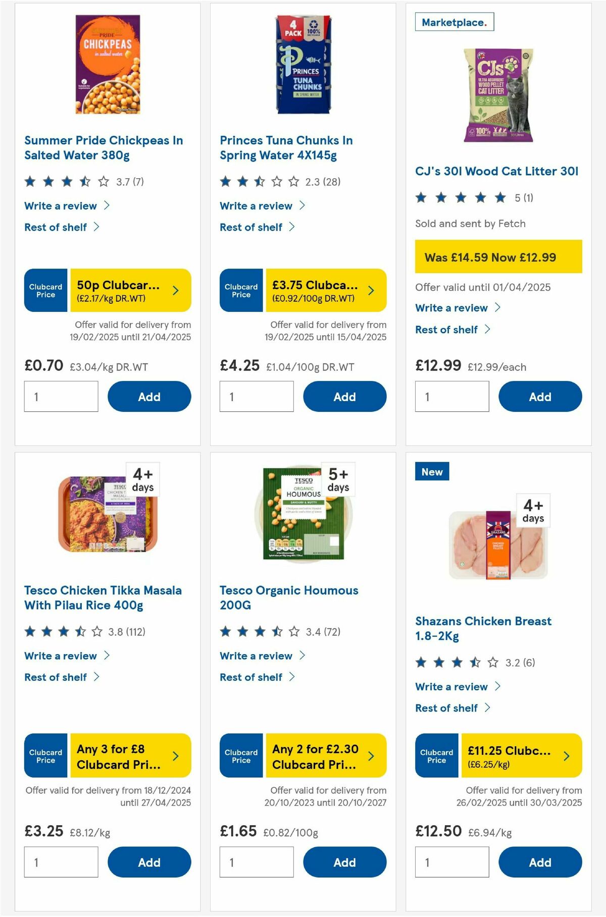 TESCO Offers from 20 March