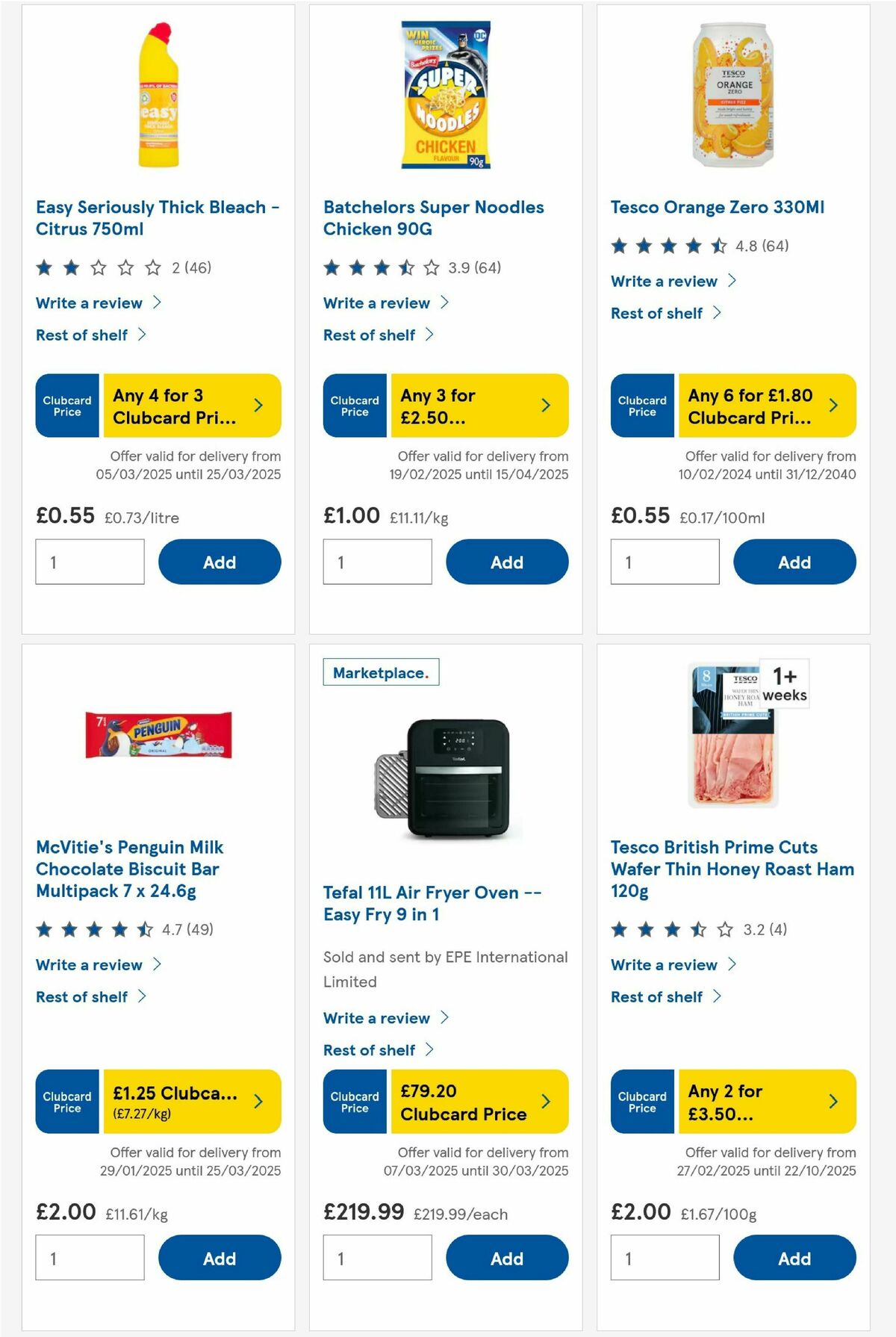 TESCO Offers from 20 March