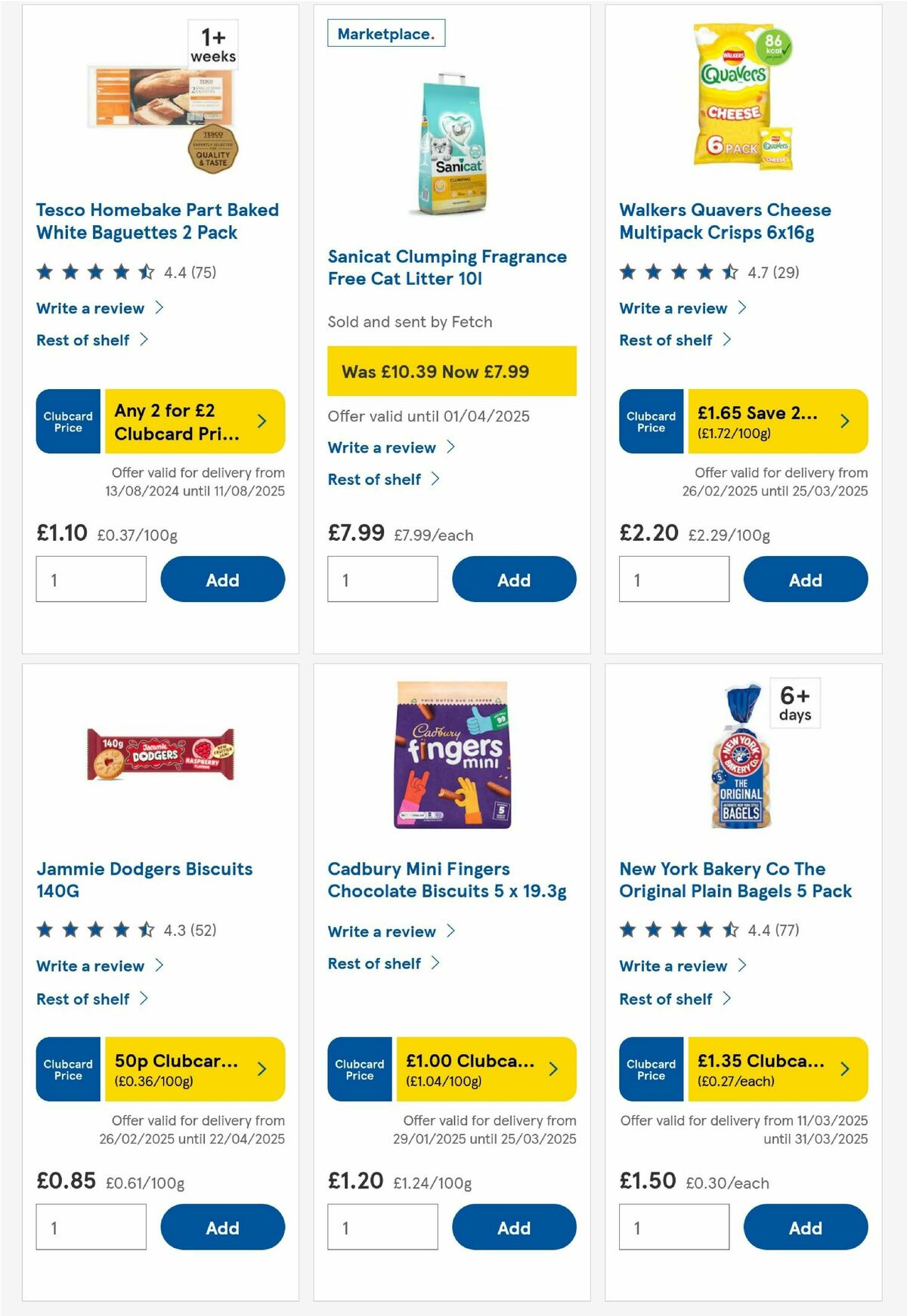 TESCO Offers from 20 March