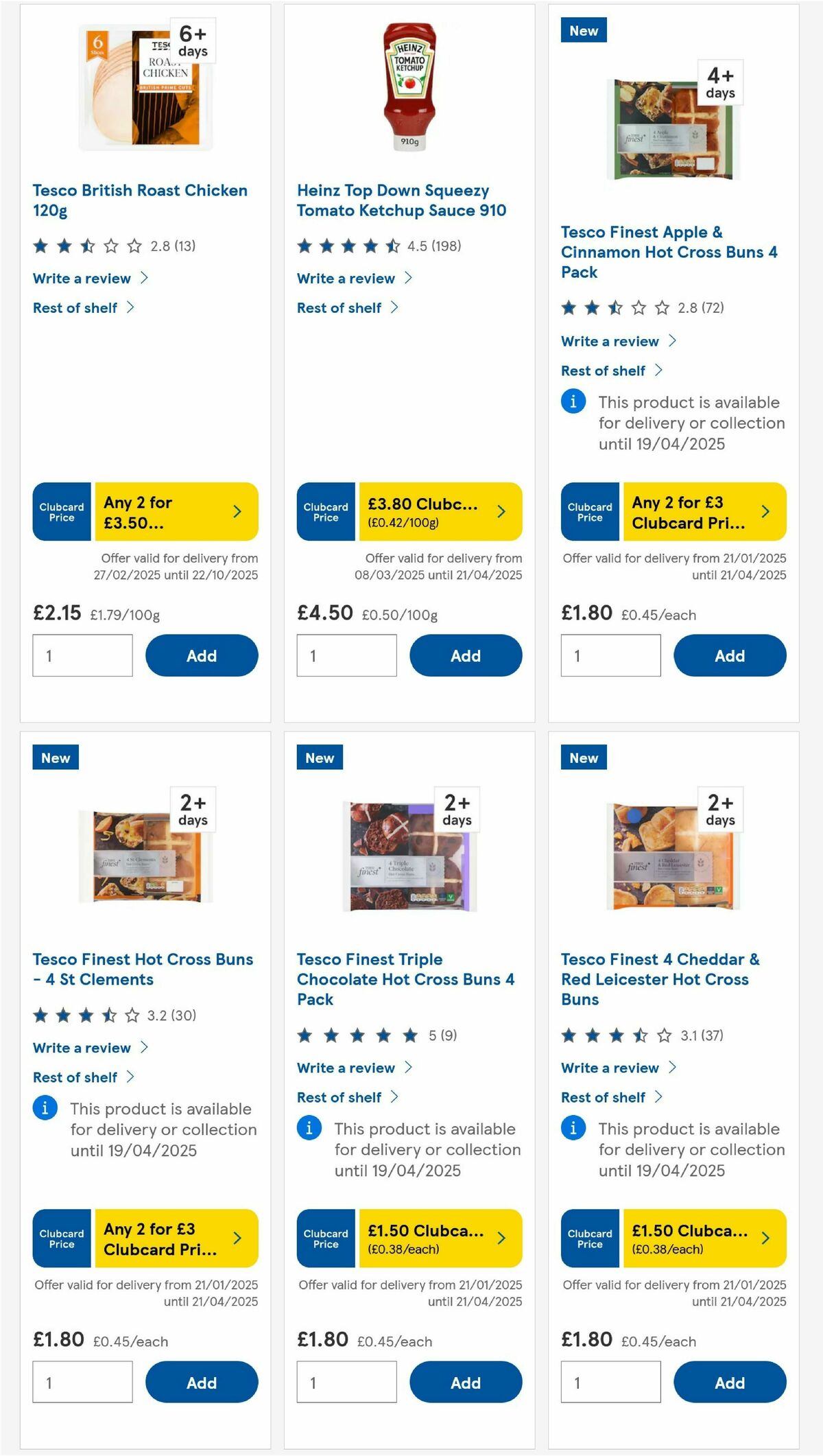 TESCO Offers from 27 March