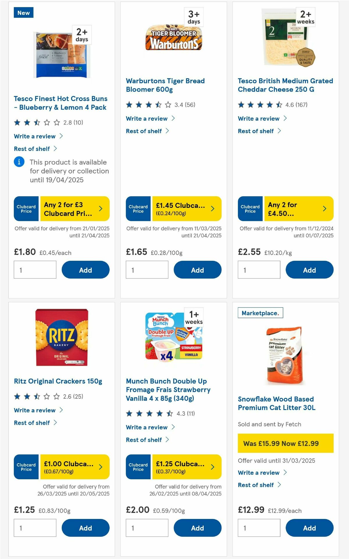 TESCO Offers from 27 March