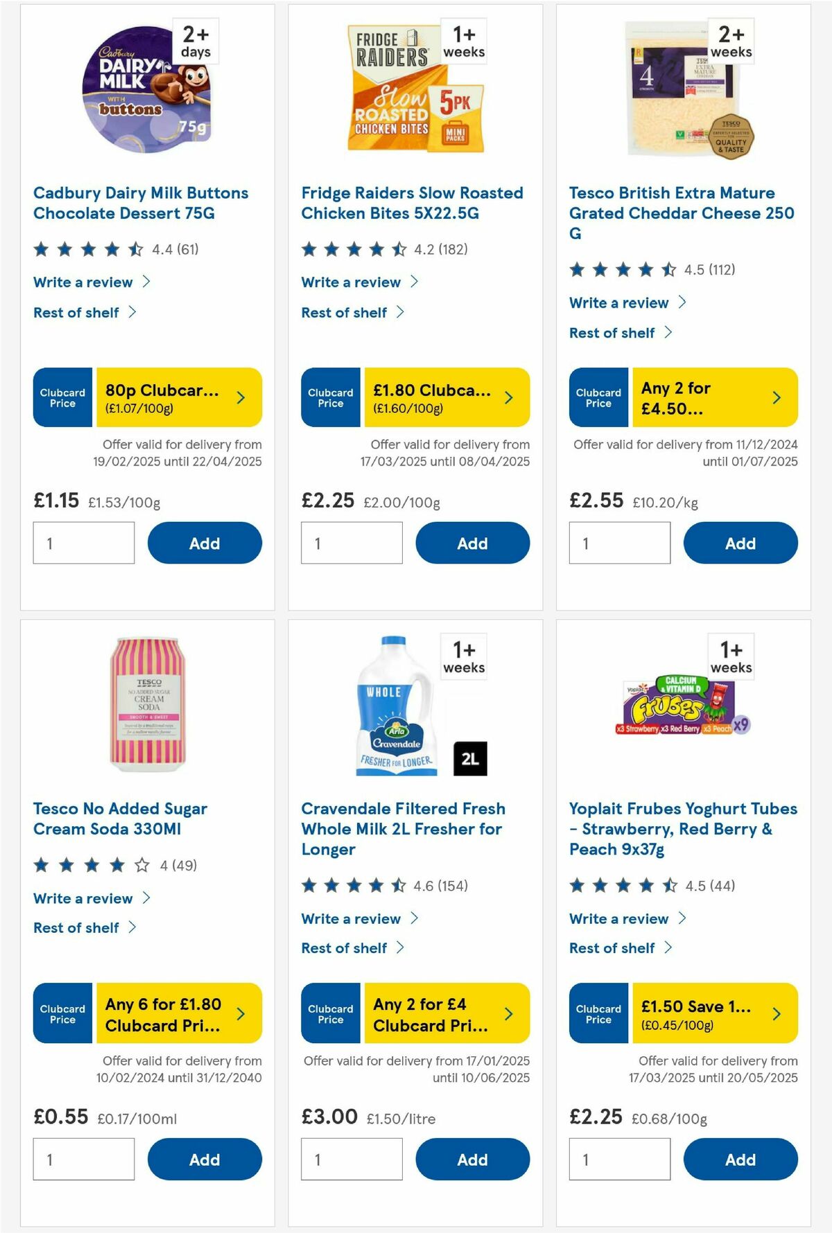 TESCO Offers from 27 March