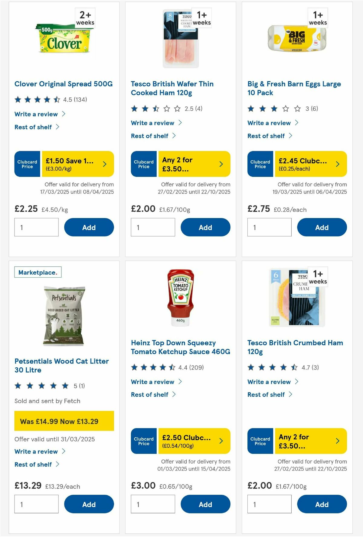 TESCO Offers from 27 March
