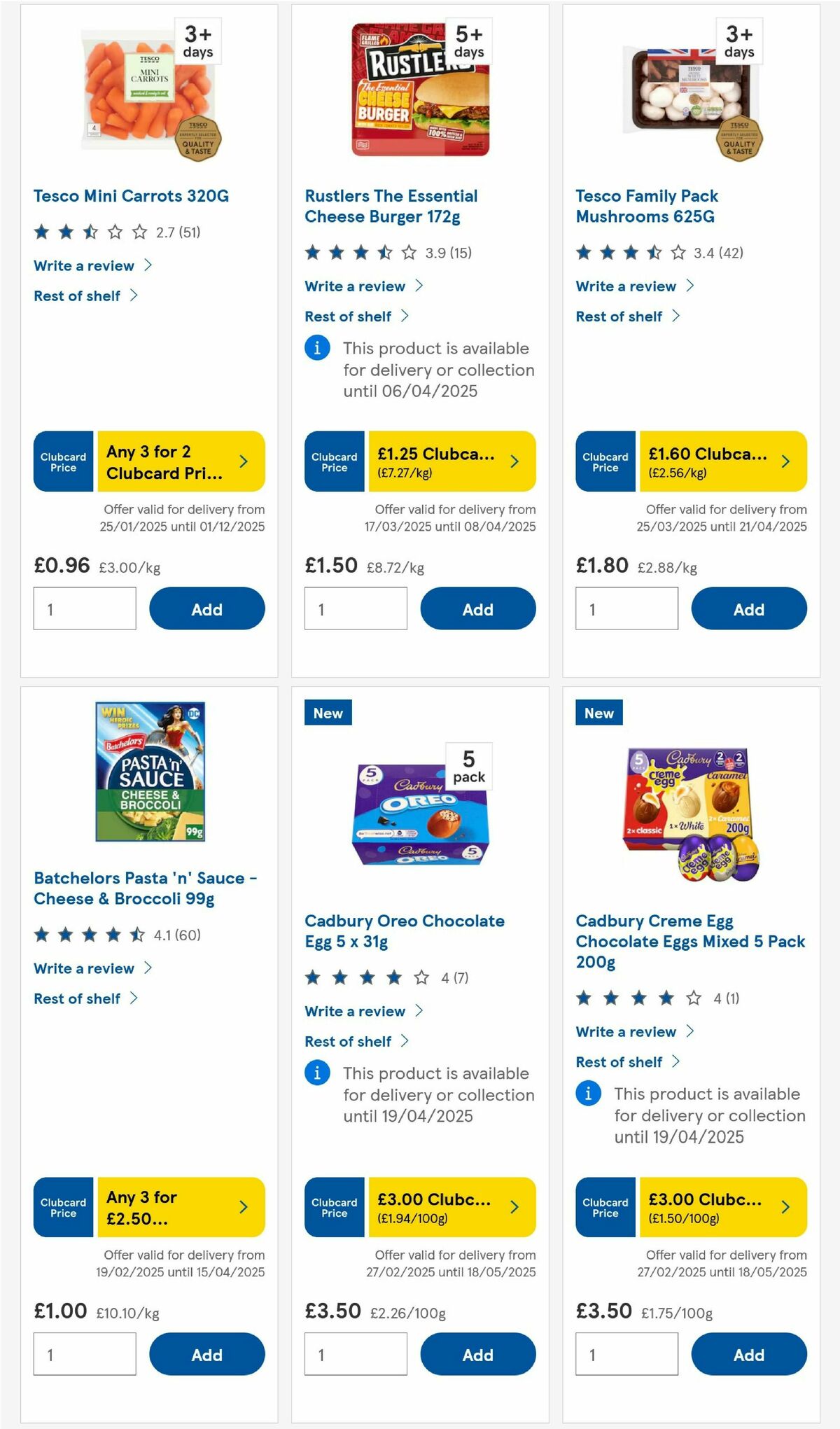 TESCO Offers from 27 March