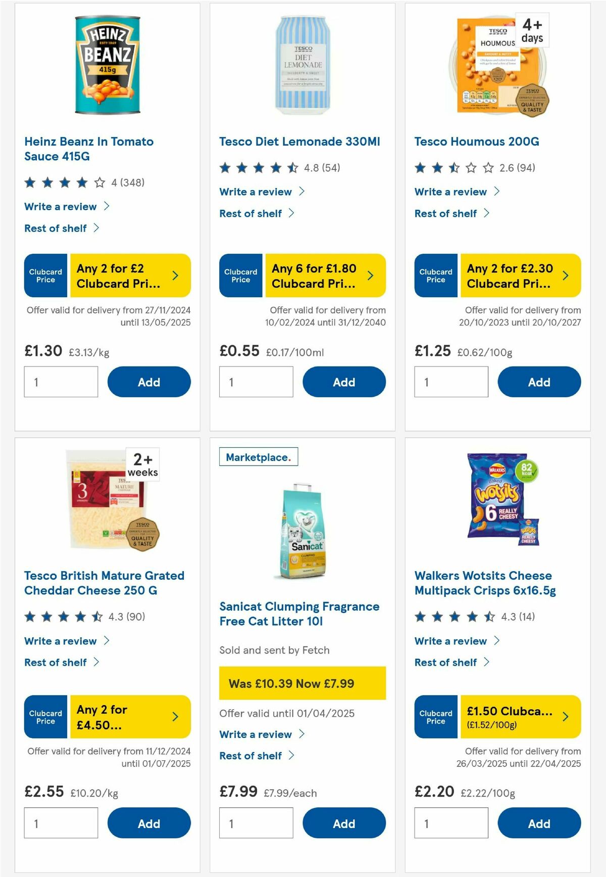 TESCO Offers from 27 March