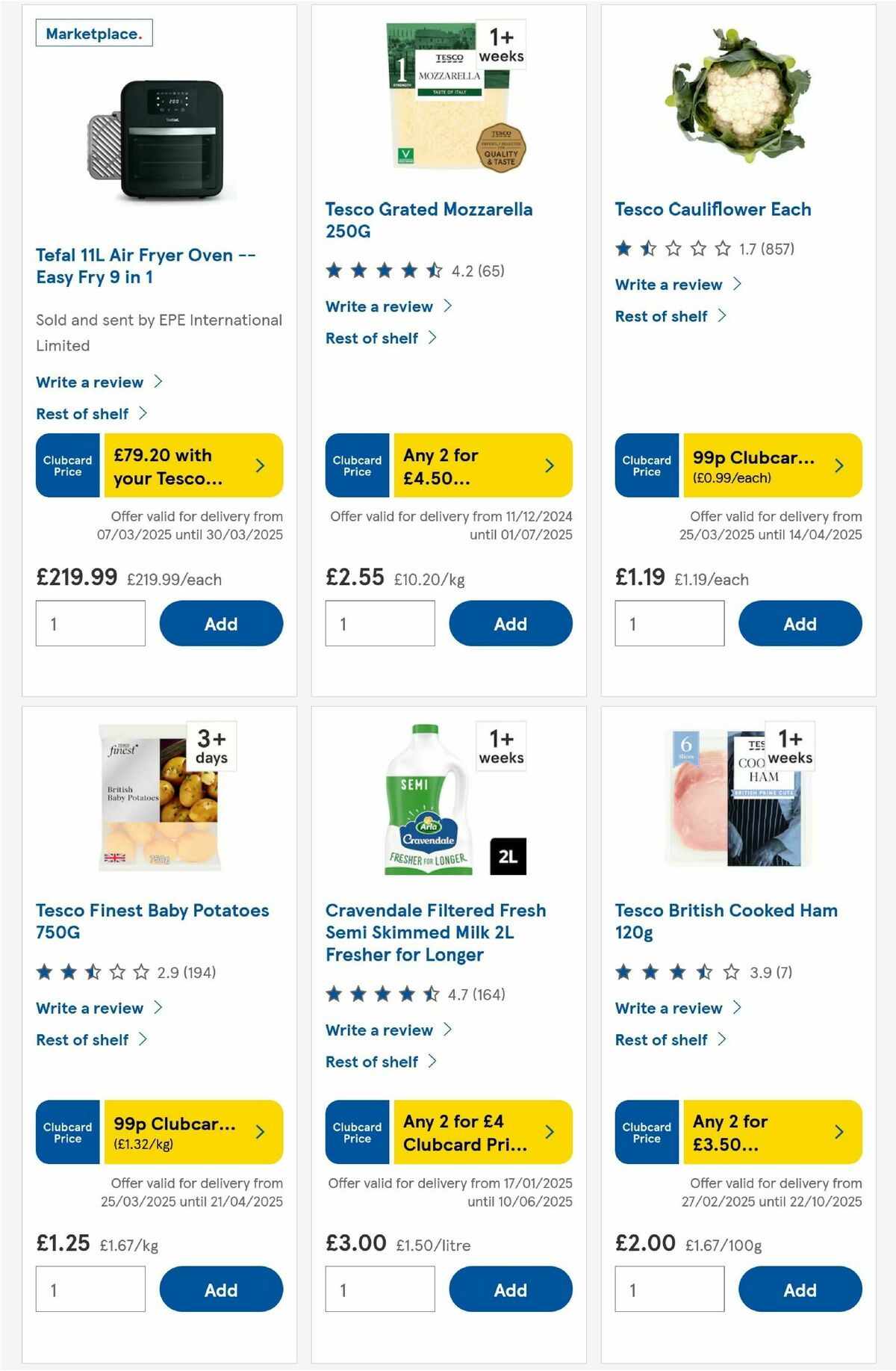 TESCO Offers from 27 March
