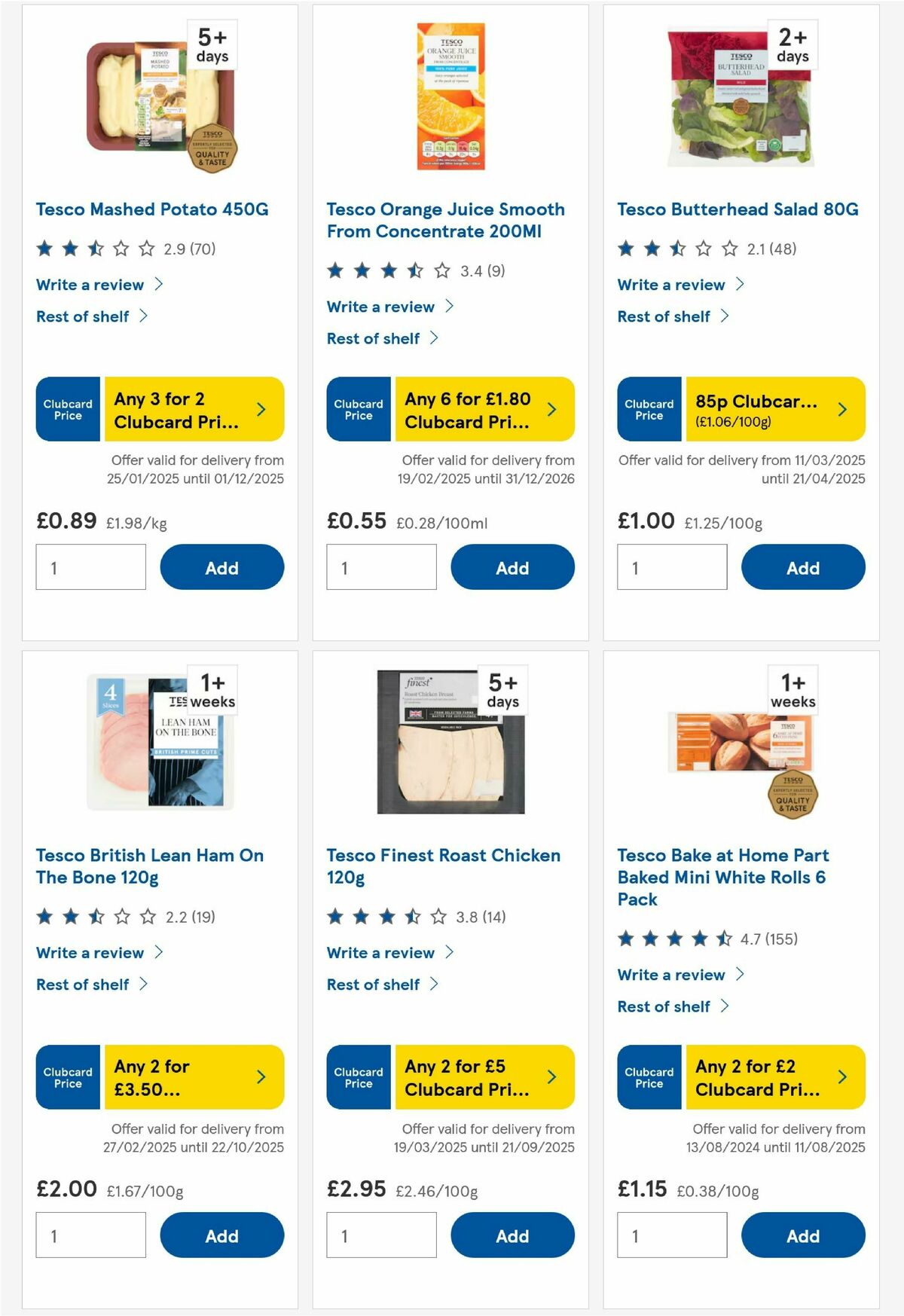 TESCO Offers from 27 March