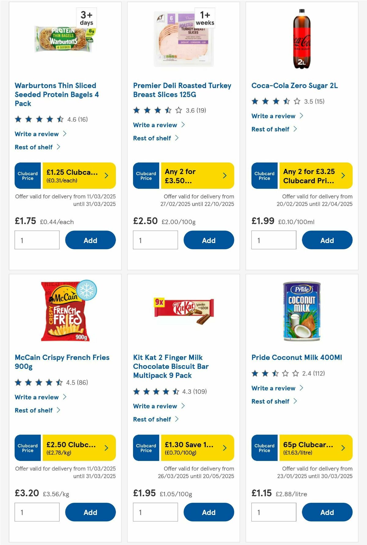 TESCO Offers from 27 March
