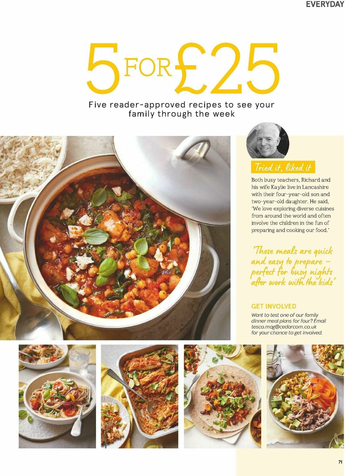 TESCO Magazine April Offers from 1 April