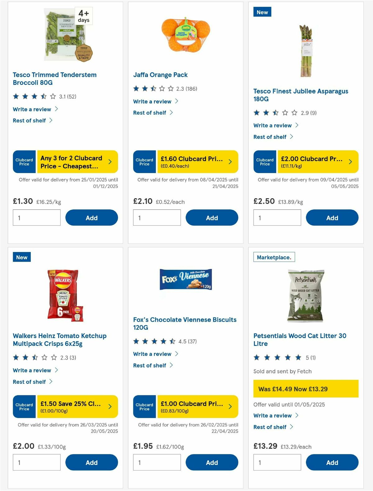 TESCO Offers from 10 April
