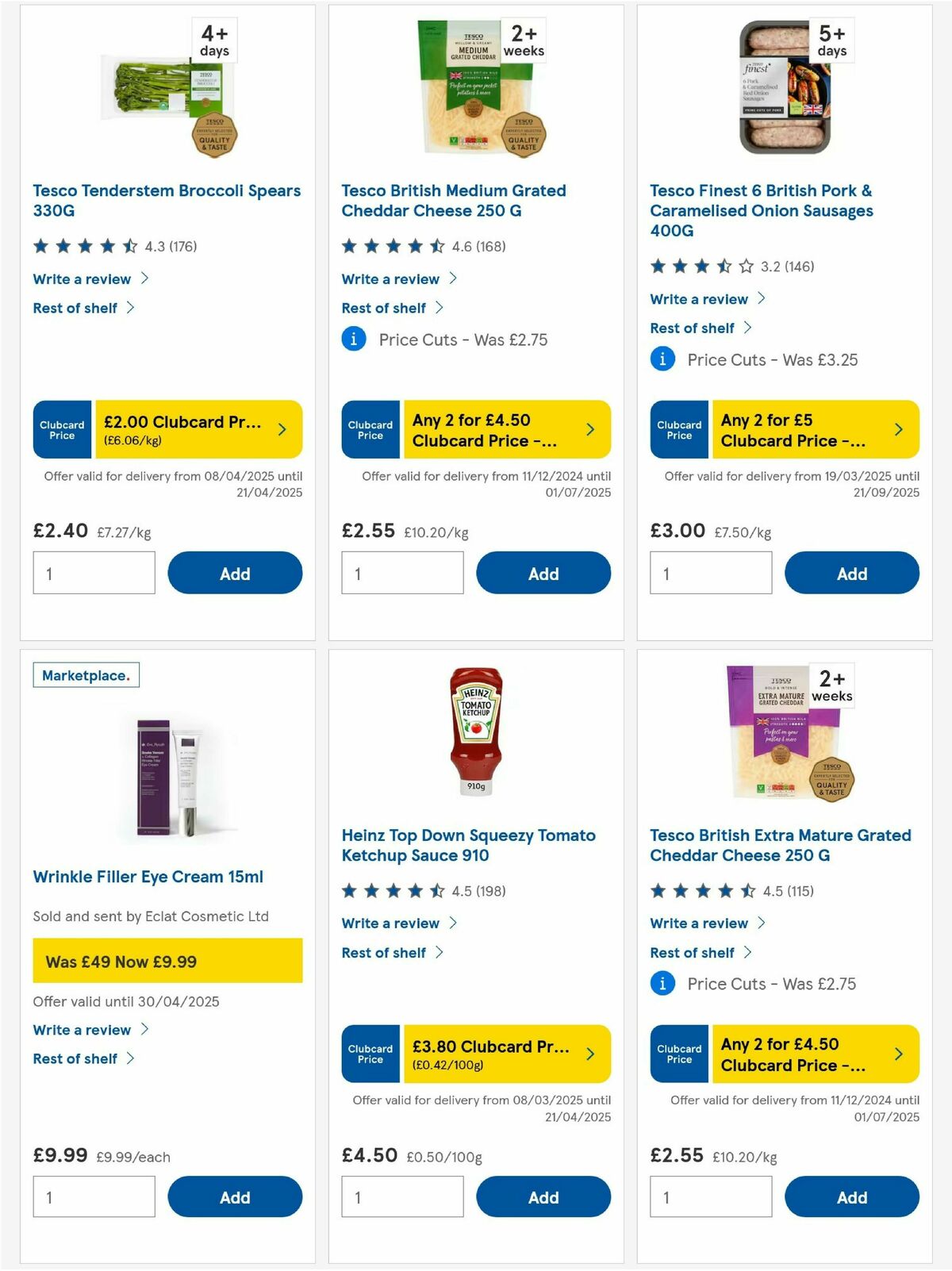 TESCO Offers from 17 April