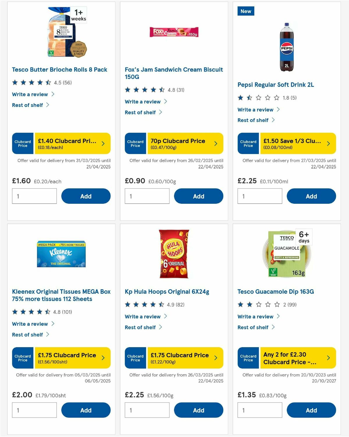 TESCO Offers from 17 April