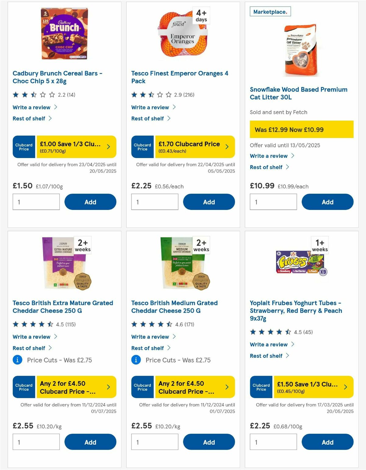 TESCO Offers from 24 April