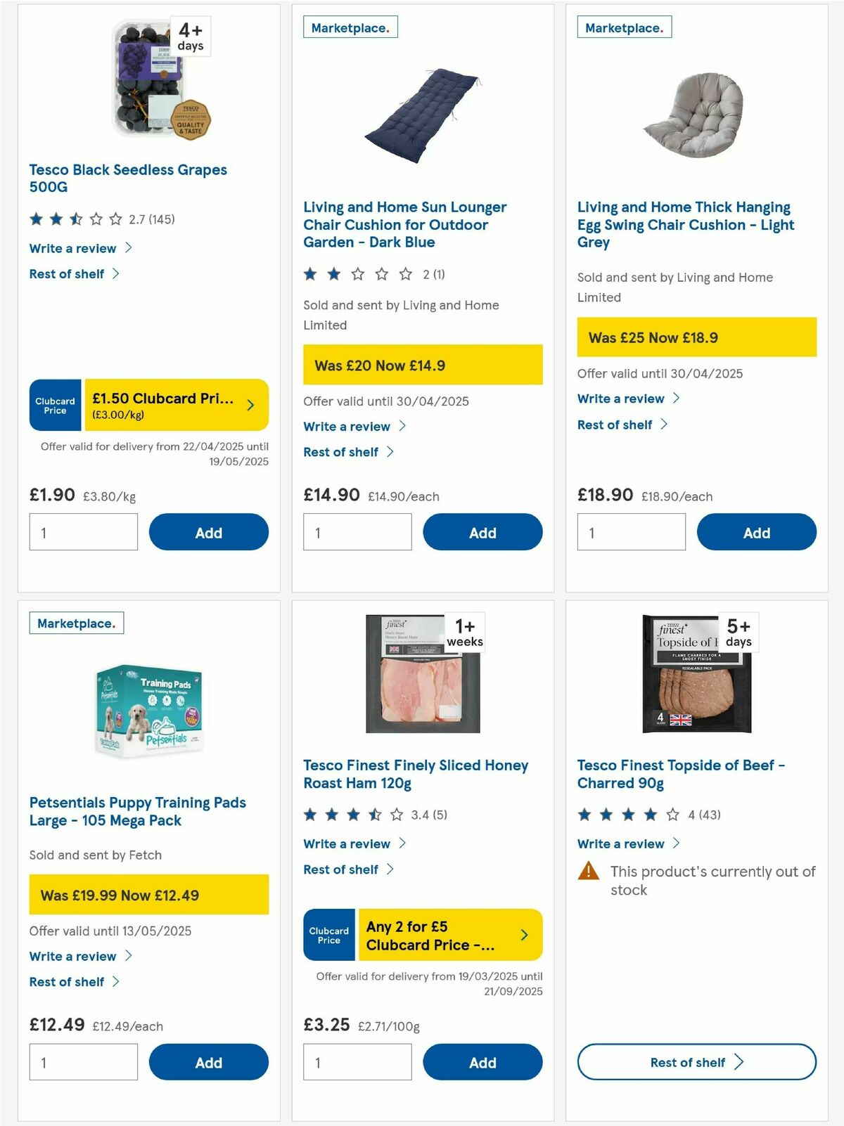 TESCO Offers from 24 April