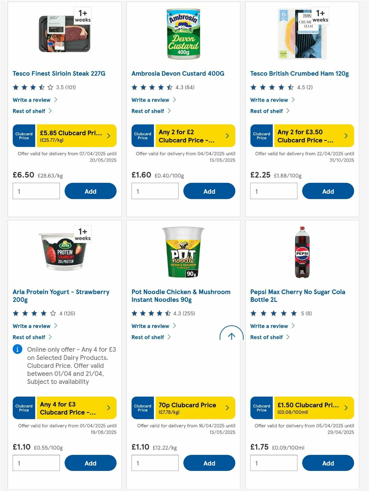 TESCO Offers from 24 April
